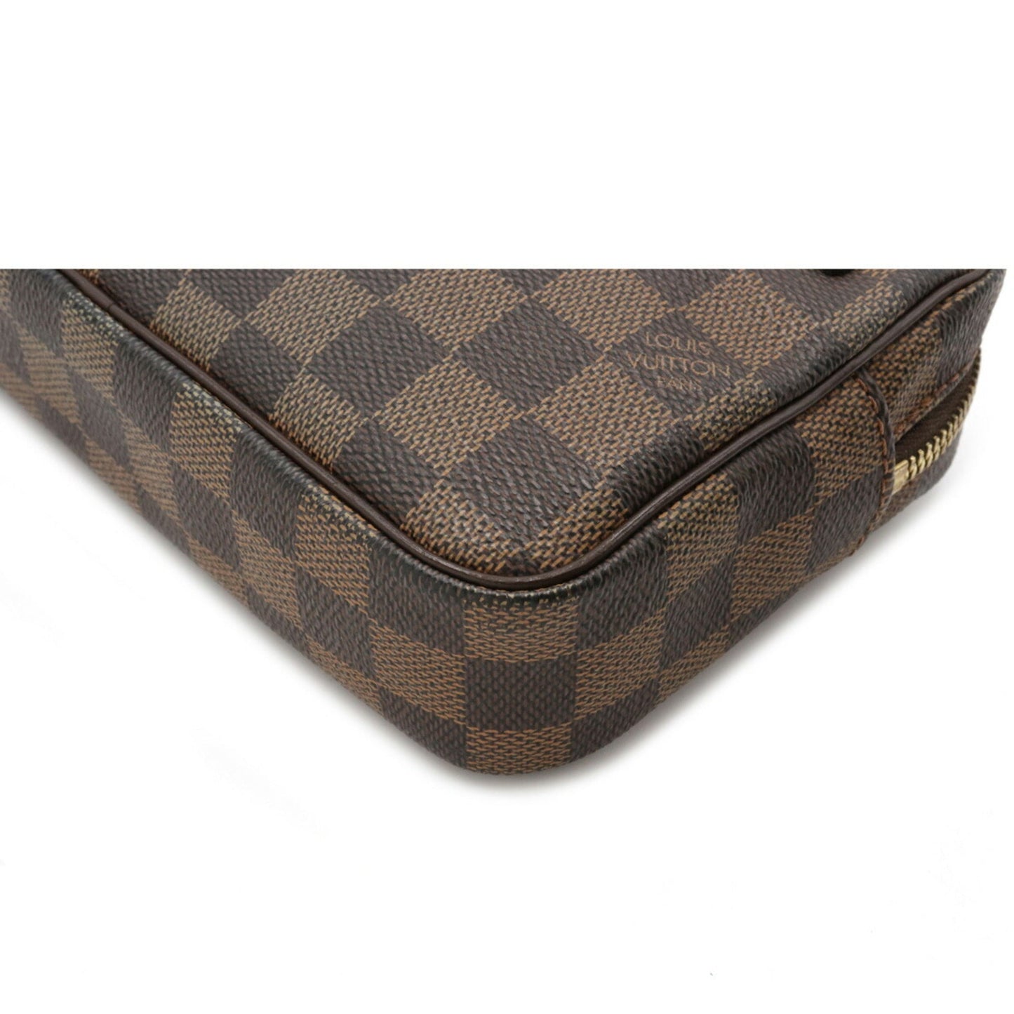 Louis Vuitton Damier Pochette Bie Macau Second Bag Clutch Handbag