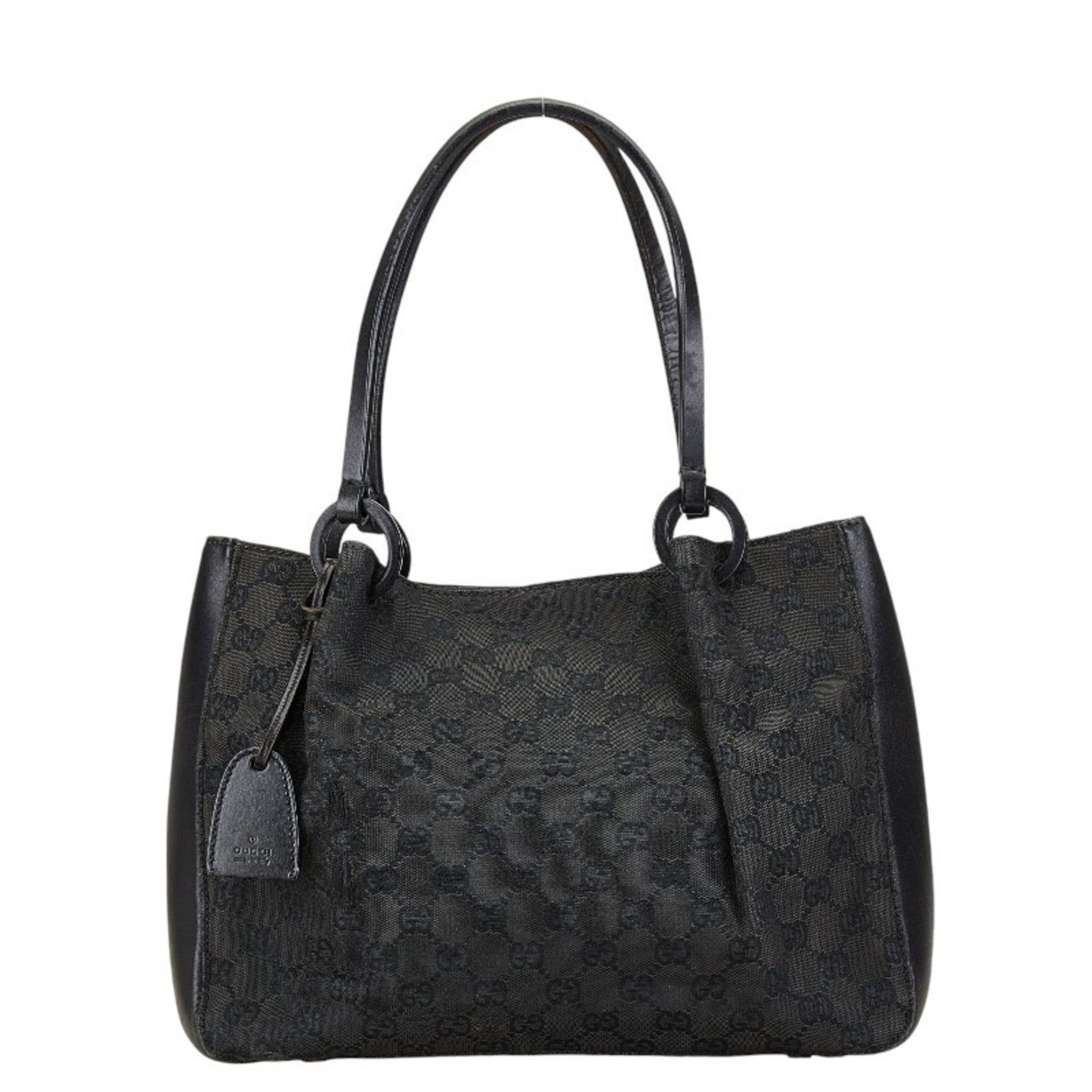 Gucci Leather Canvas Tote
