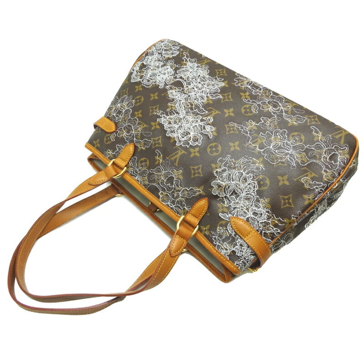 Louis Vuitton Batignolles Horizontal Women's Shoulder Bag Monogram Dantelle Brown