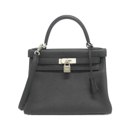 Hermes Kelly Black Togo Leather Handbag ( )