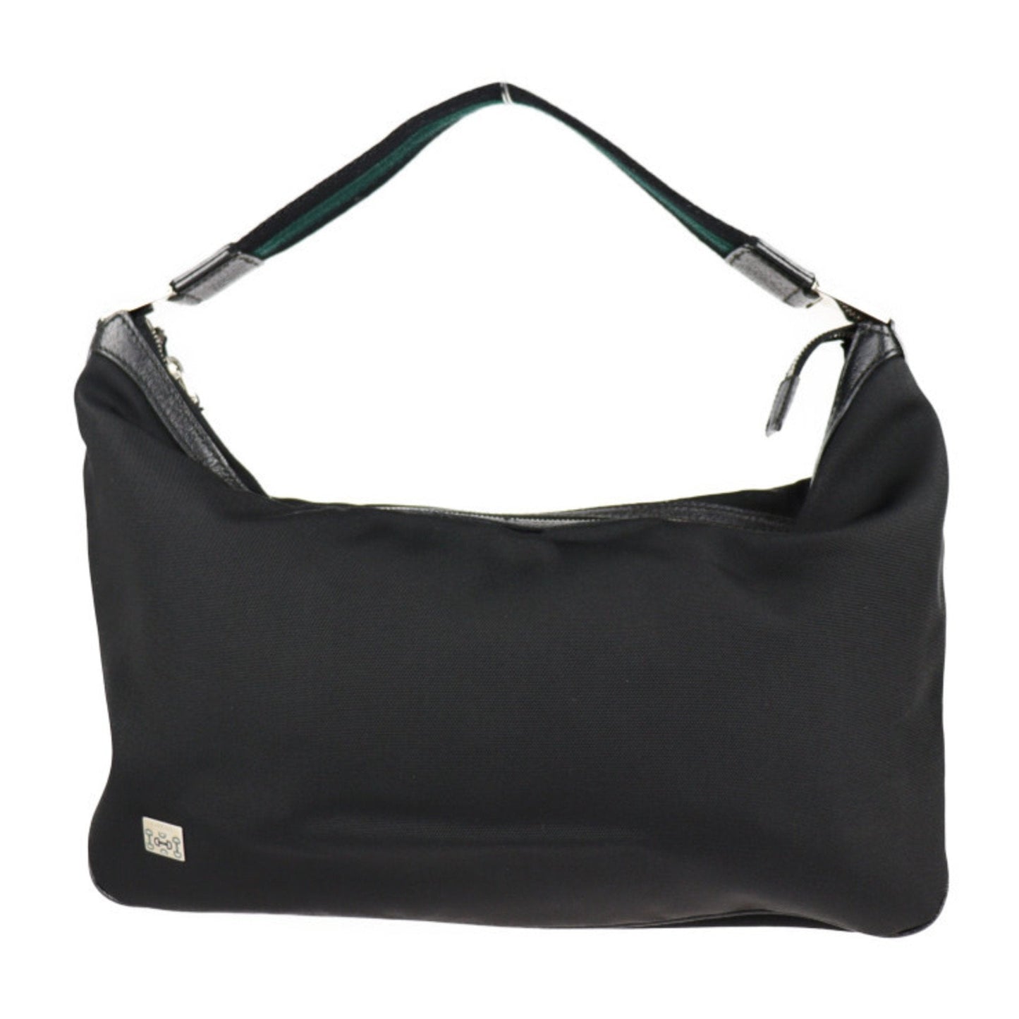 Gucci Lou Nylon Leather Canvas Shoulder Bag