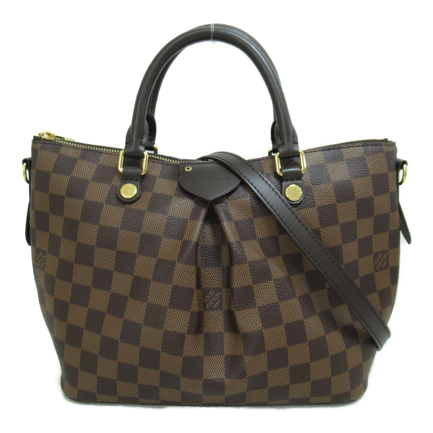 Louis Vuitton Siena PM Shoulder Bag Brown Damier PVC coated canvas