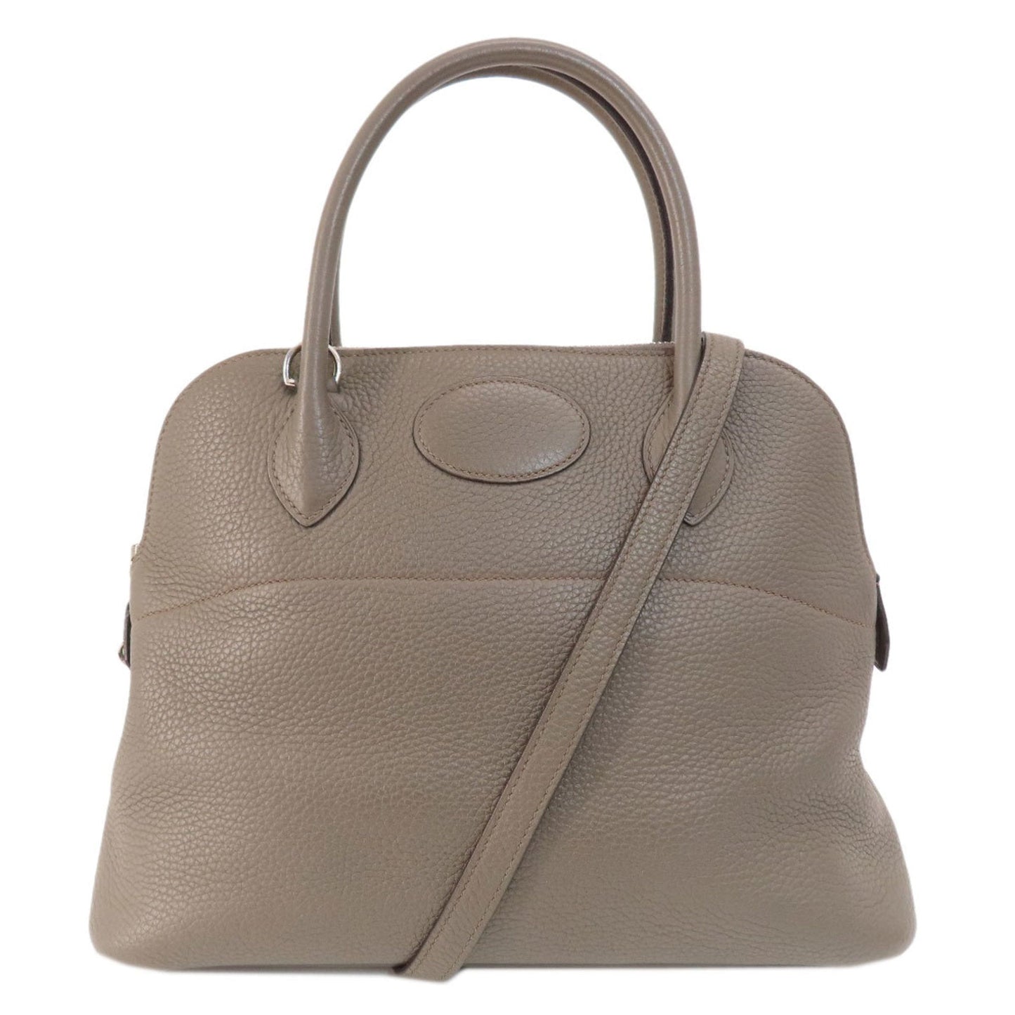 Hermes Etain Leather Handbag ( )