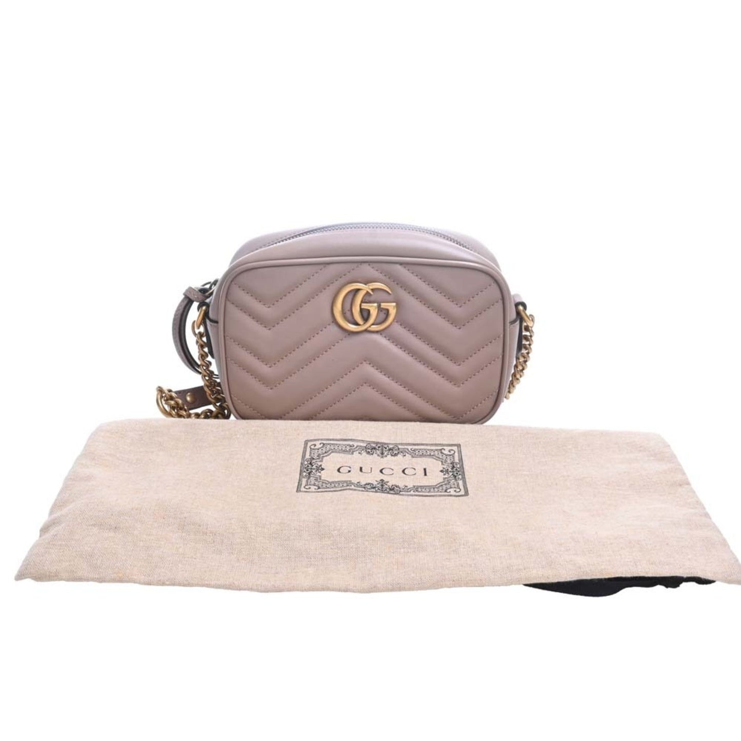 Gucci Chain Leather Shoulder Bag