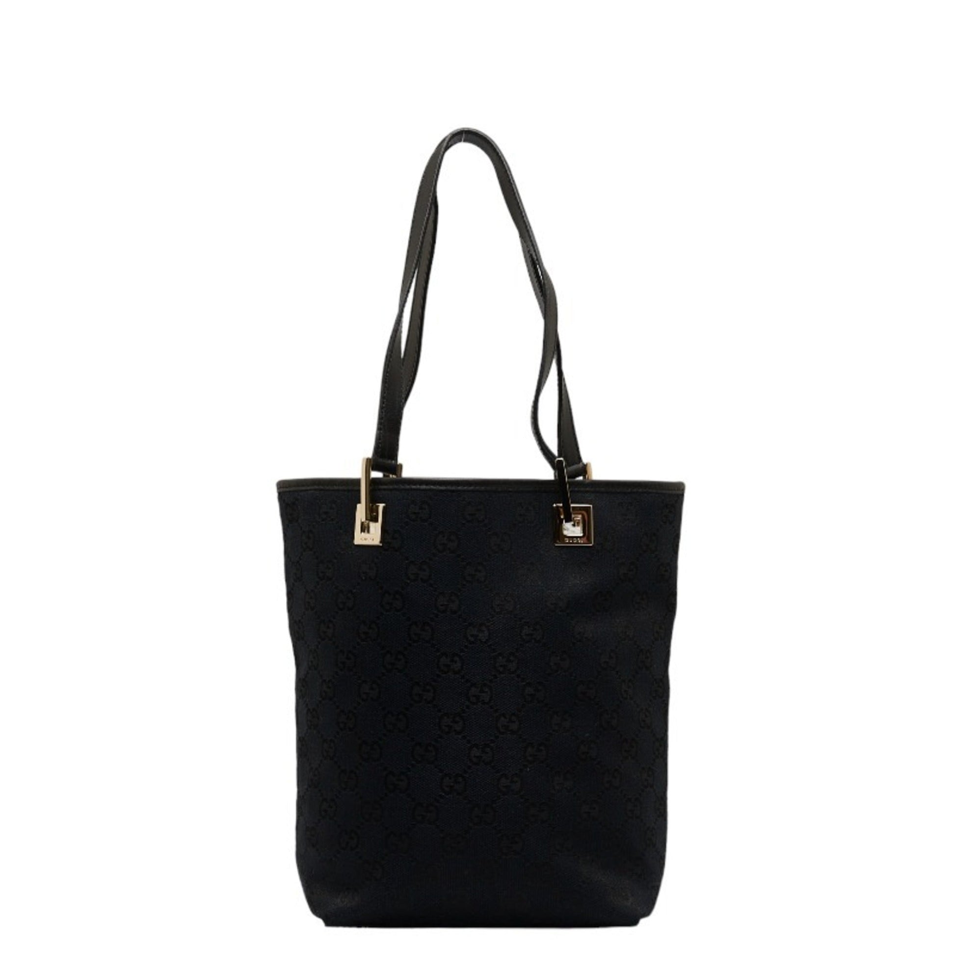 Gucci Leather Canvas Tote