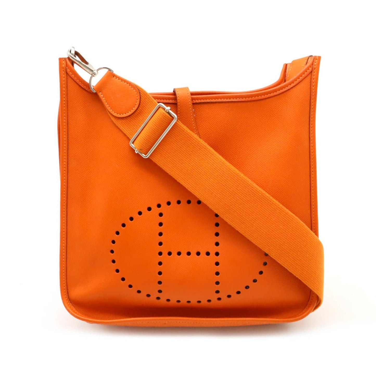 Hermes Evelyne Orange Epsom Leather Shoulder Bag ( )