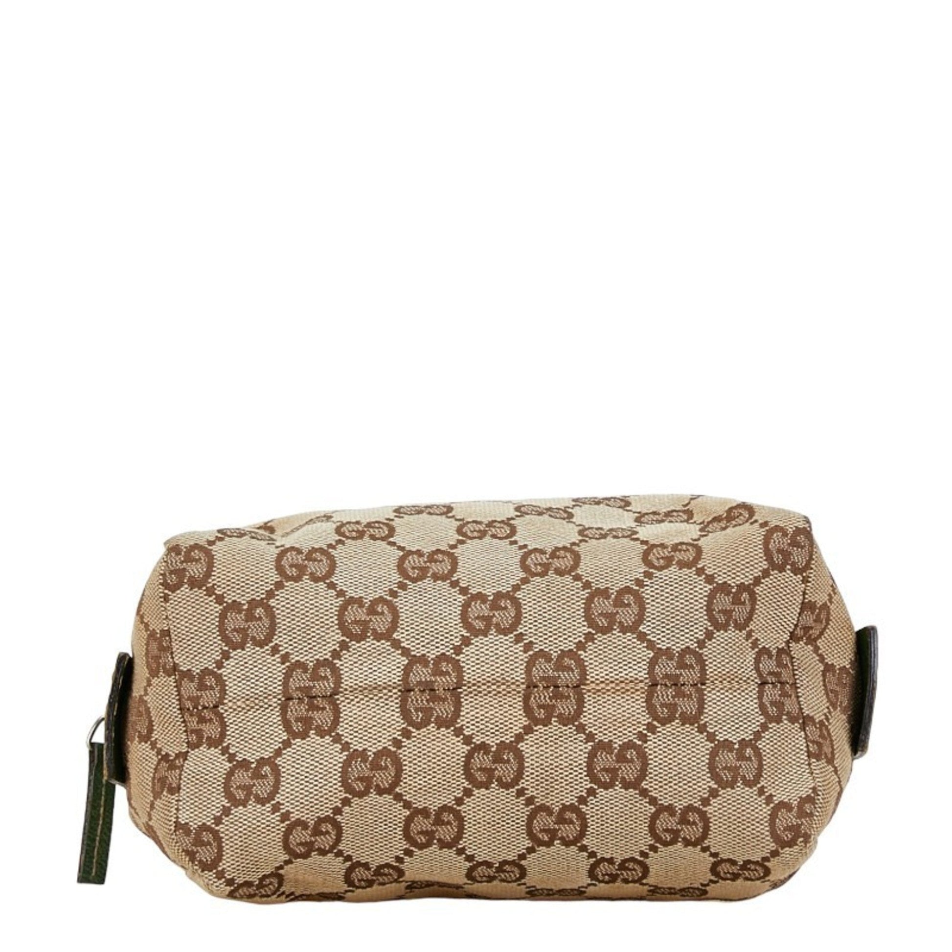 Gucci Leather Canvas Clutch