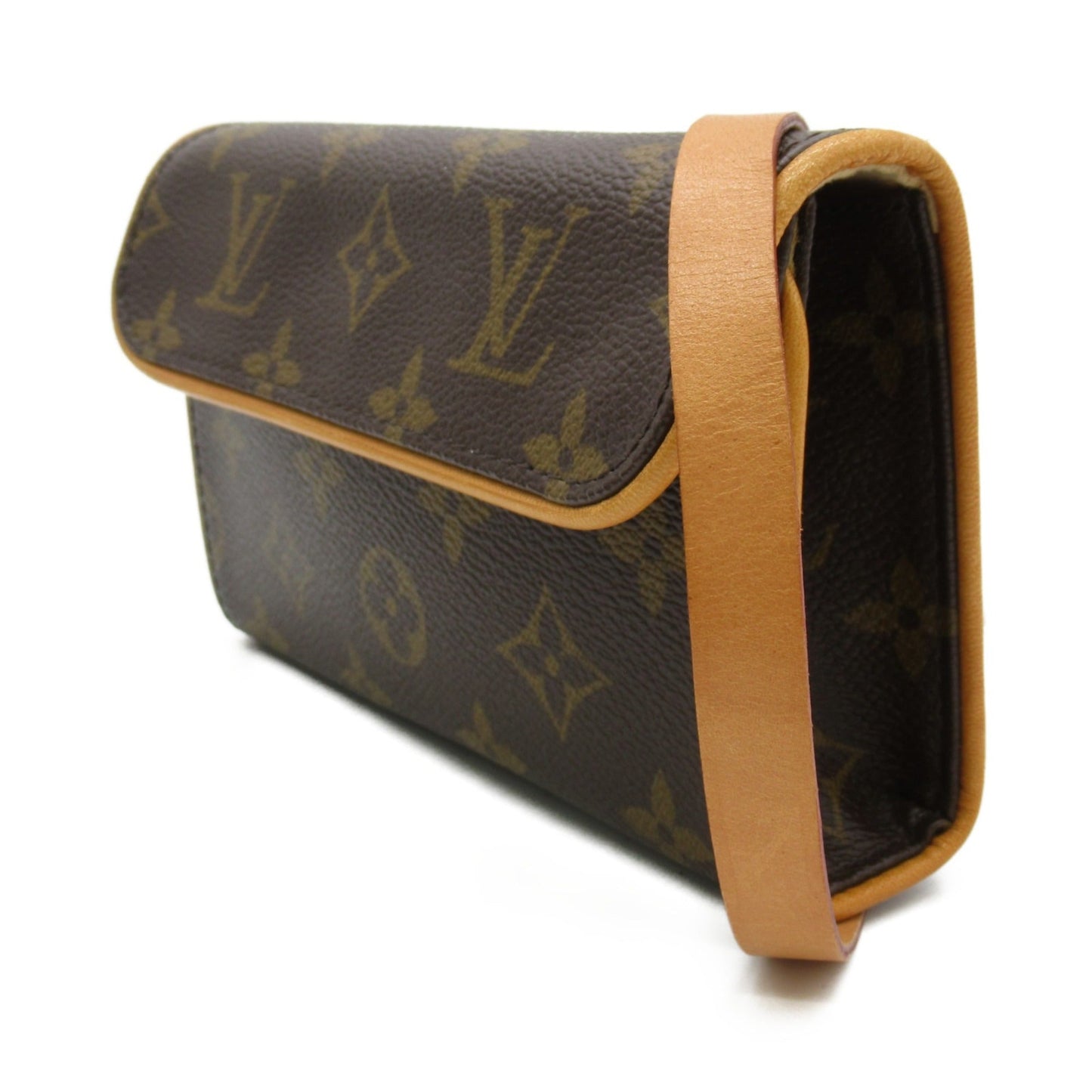LOUIS VUITTON Pochette Florentine Brown Monogram PVC coated canvas Clutch