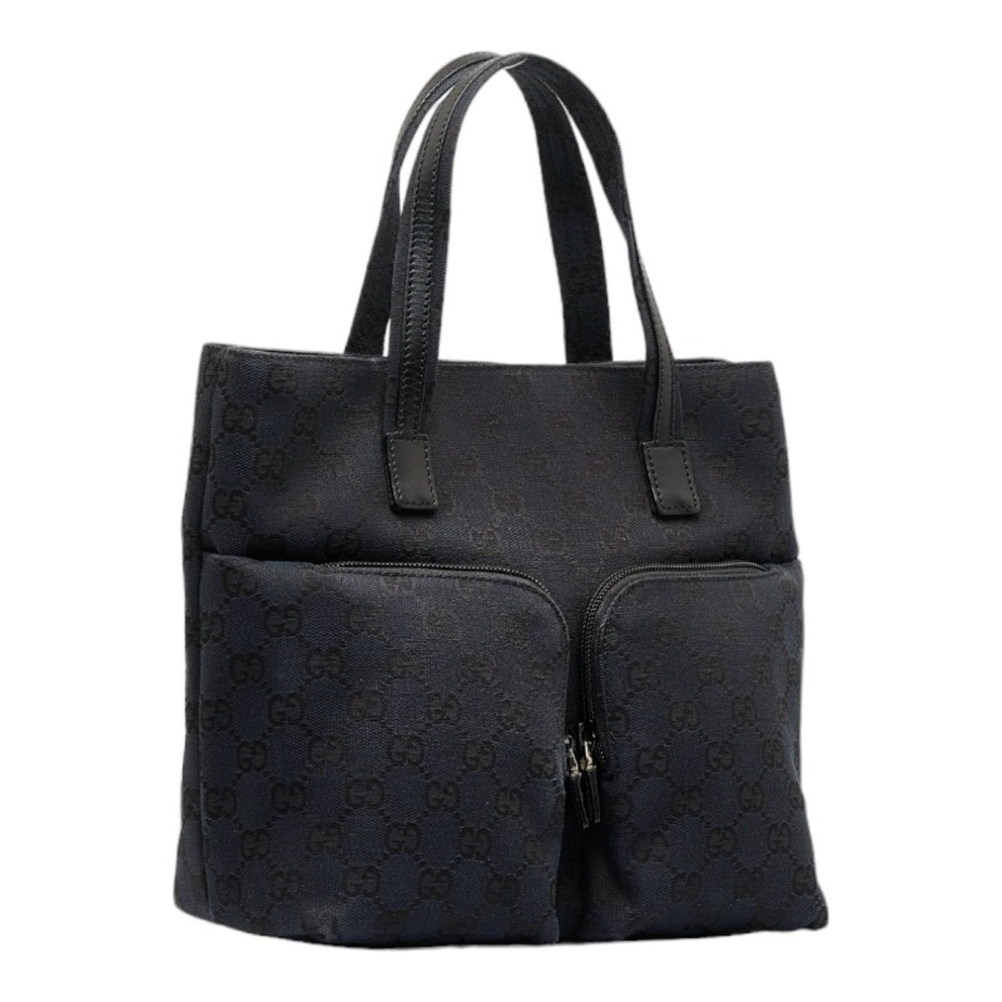 Gucci Leather Canvas Tote