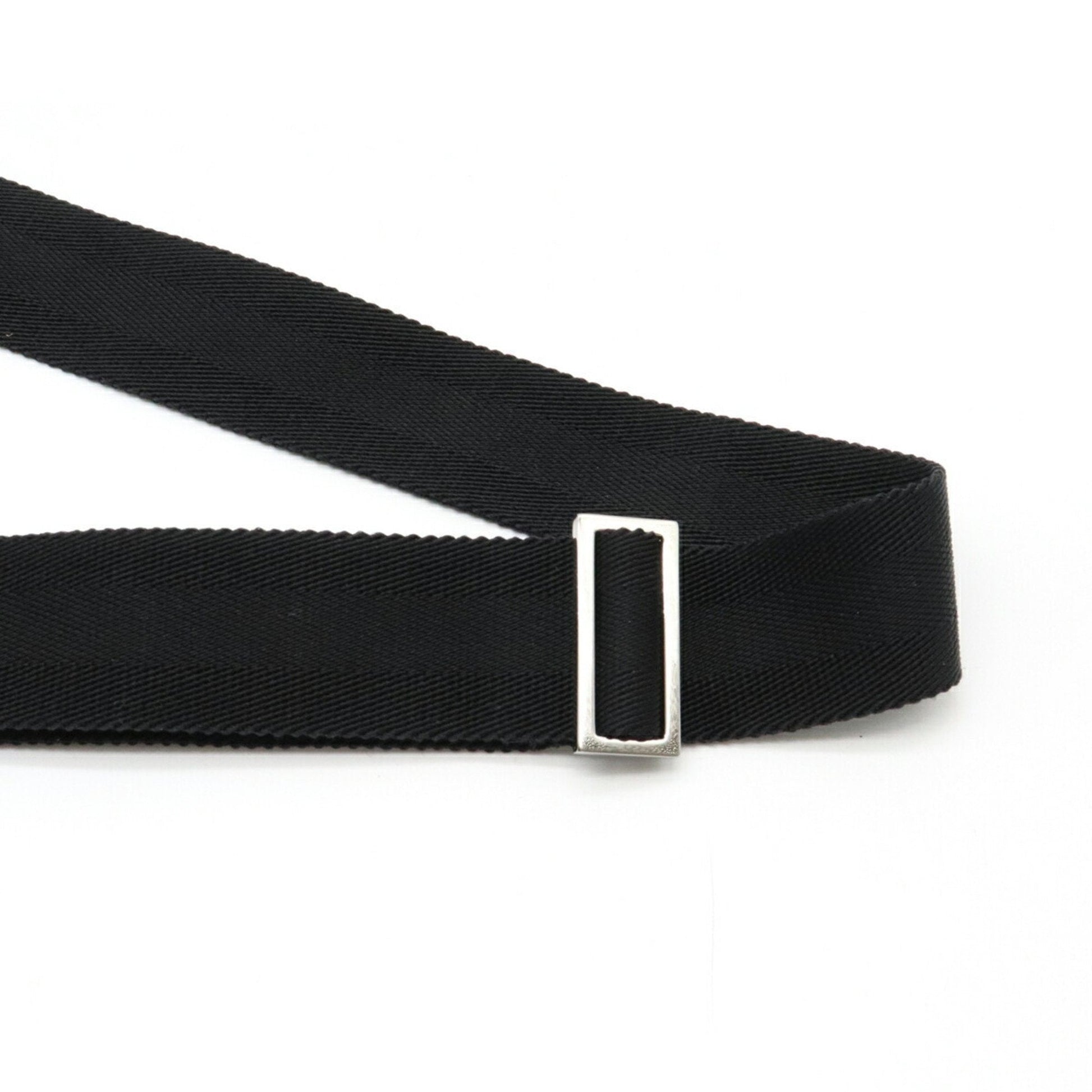 Gucci Black Leather Nylon Clutch