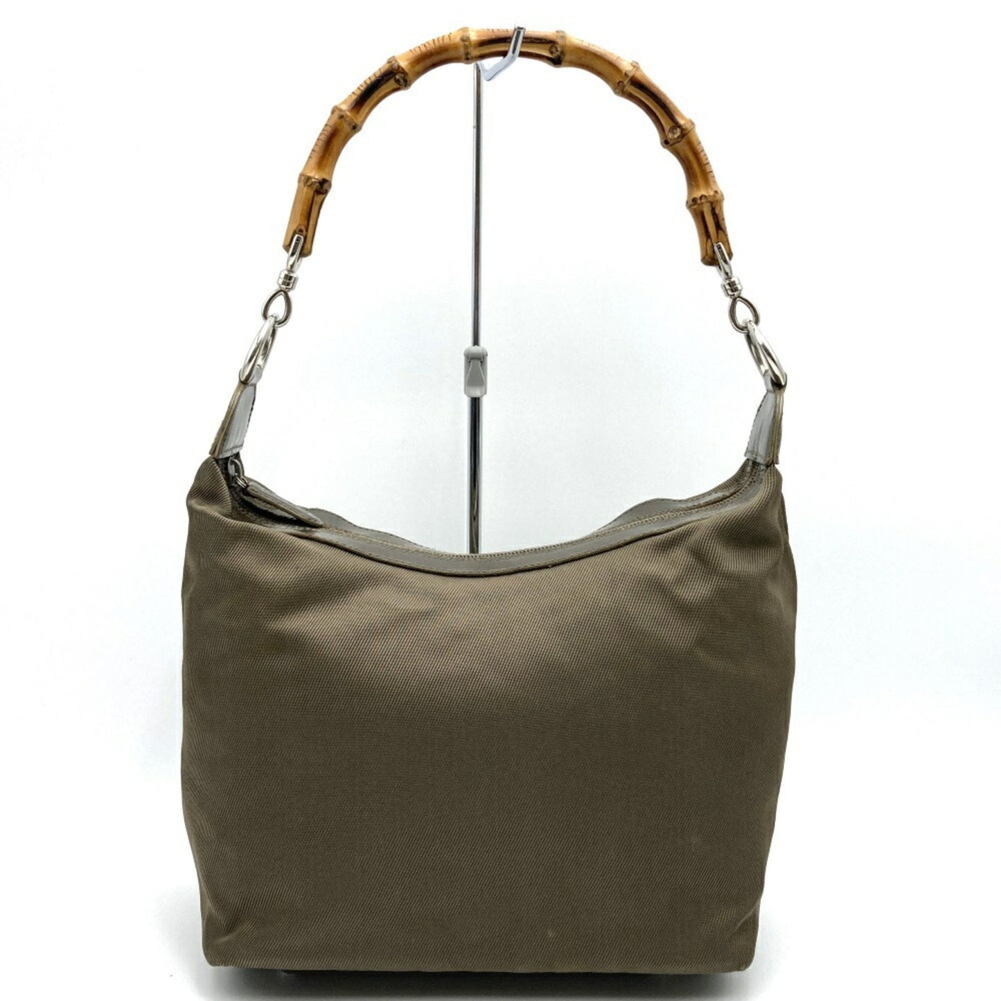 Gucci Nylon Leather Shoulder Bag
