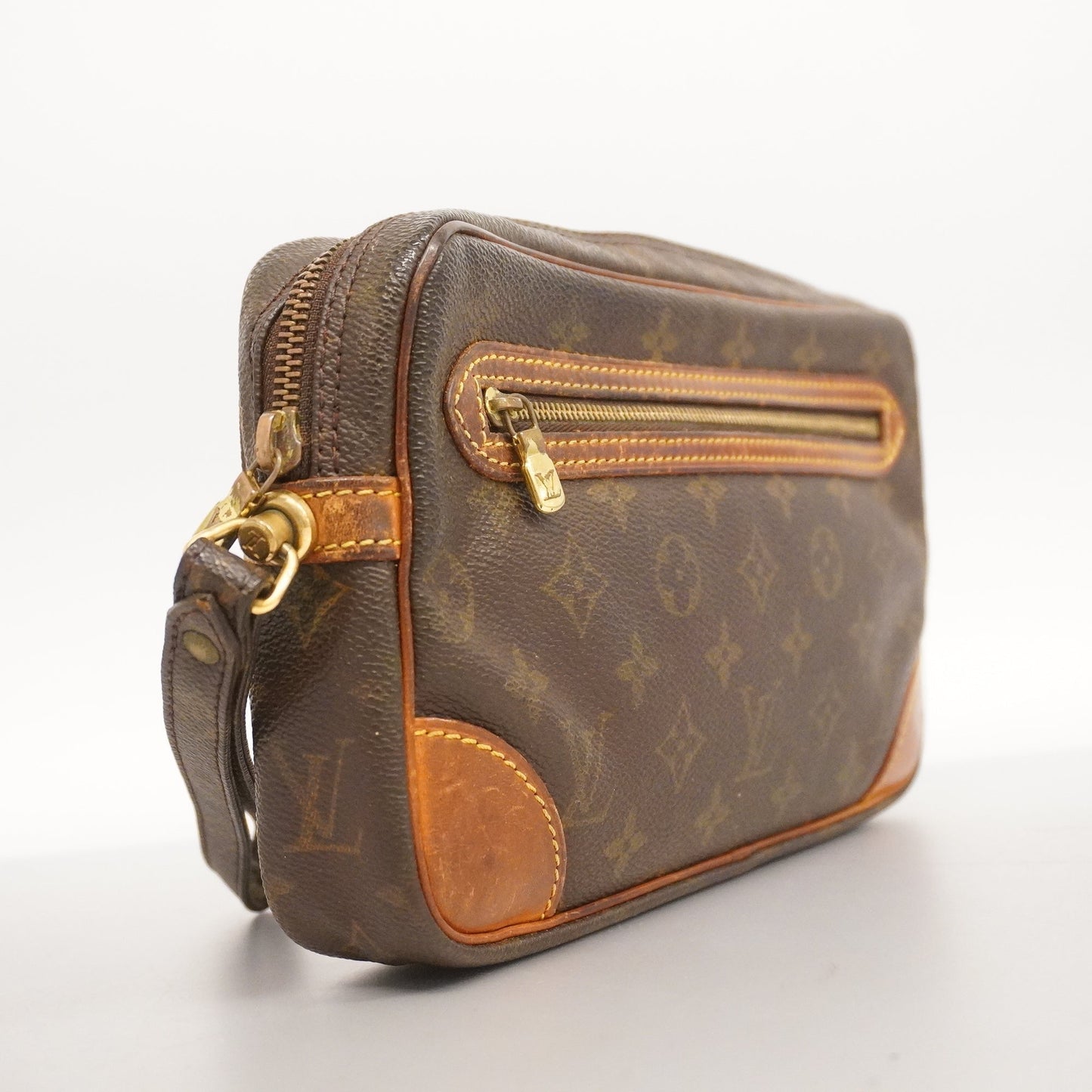 Louis VuittonAuth Monogram Marley Dragonne GM Women's Clutch Bag