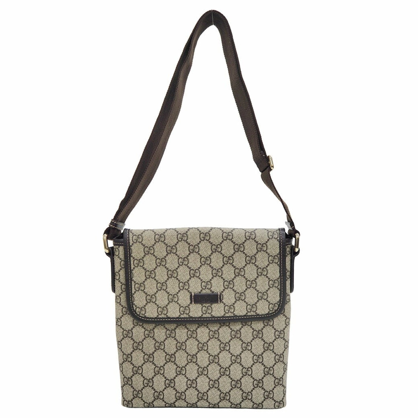 Gucci GG Supreme Beige Shoulder Bag