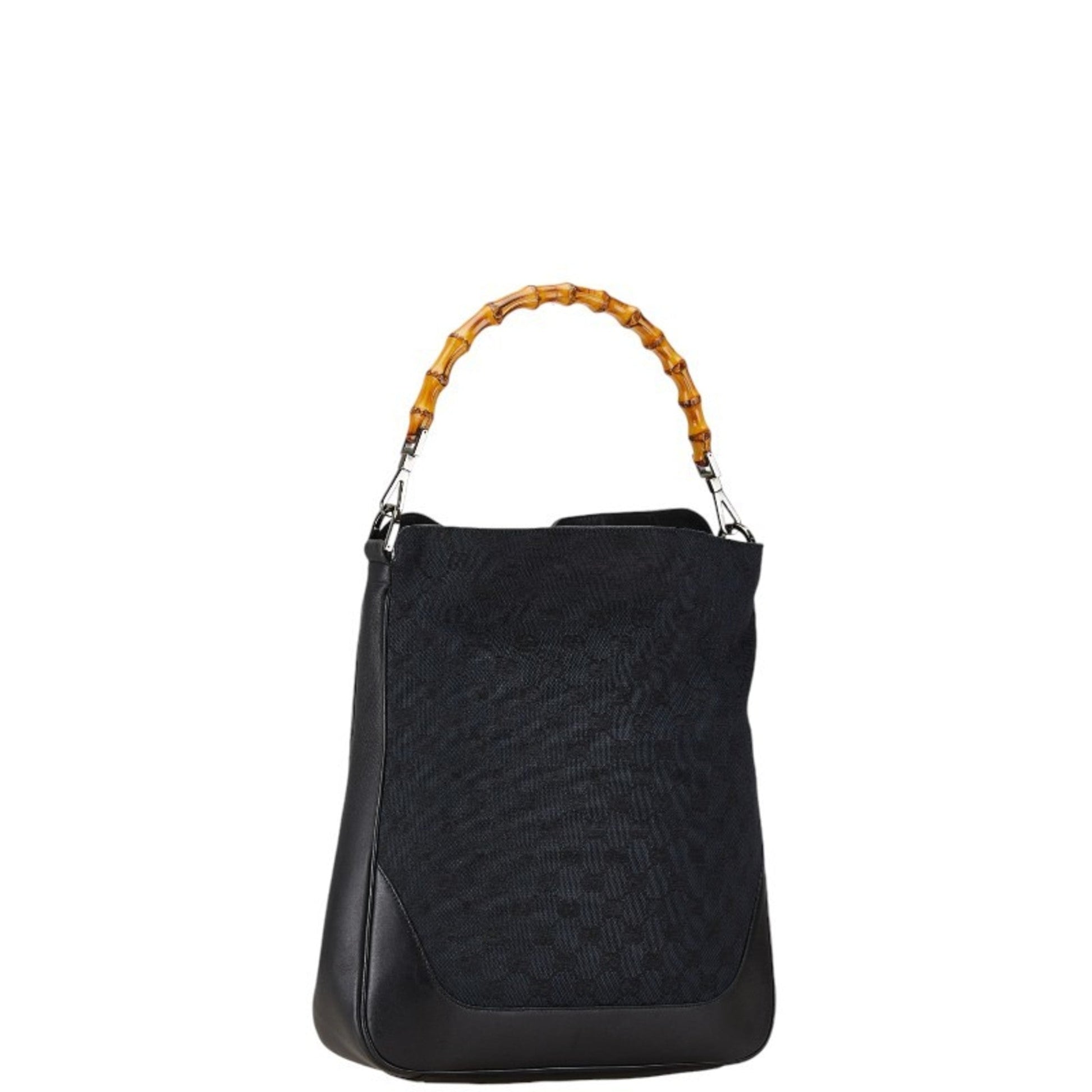 Gucci Leather Canvas Shoulder Bag
