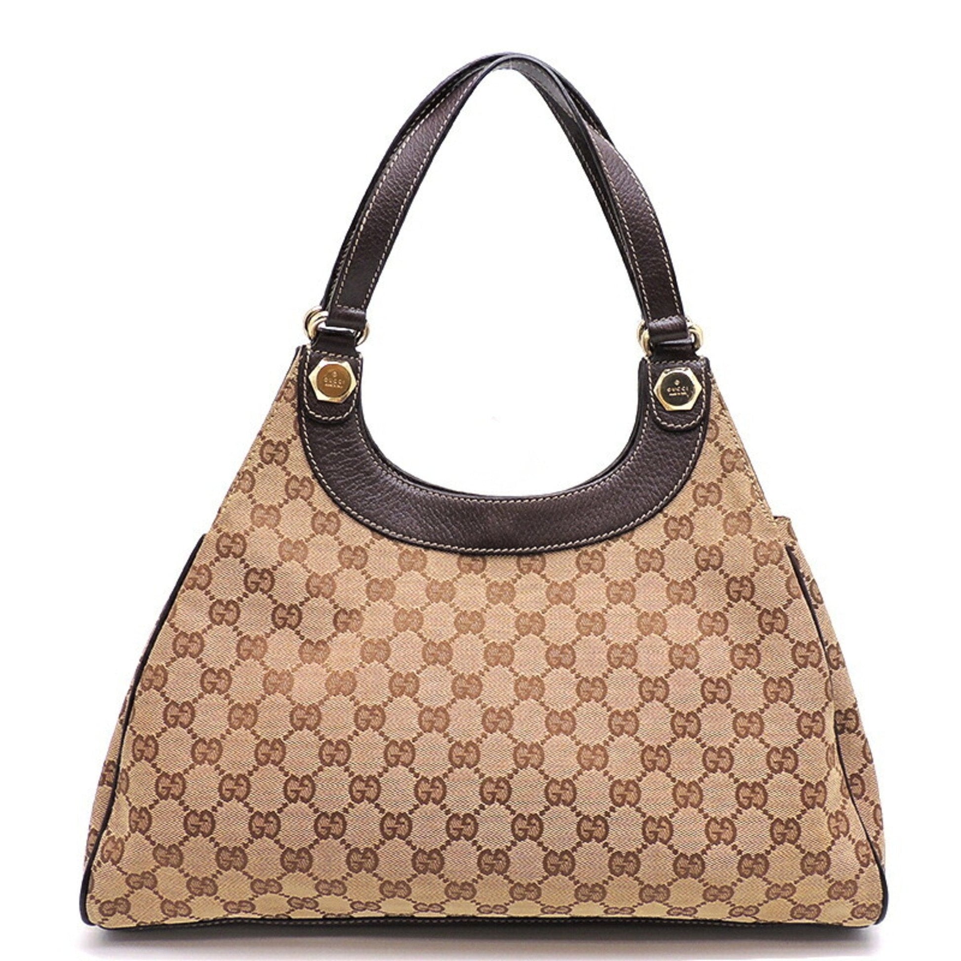 Gucci Lou Canvas Shoulder Bag