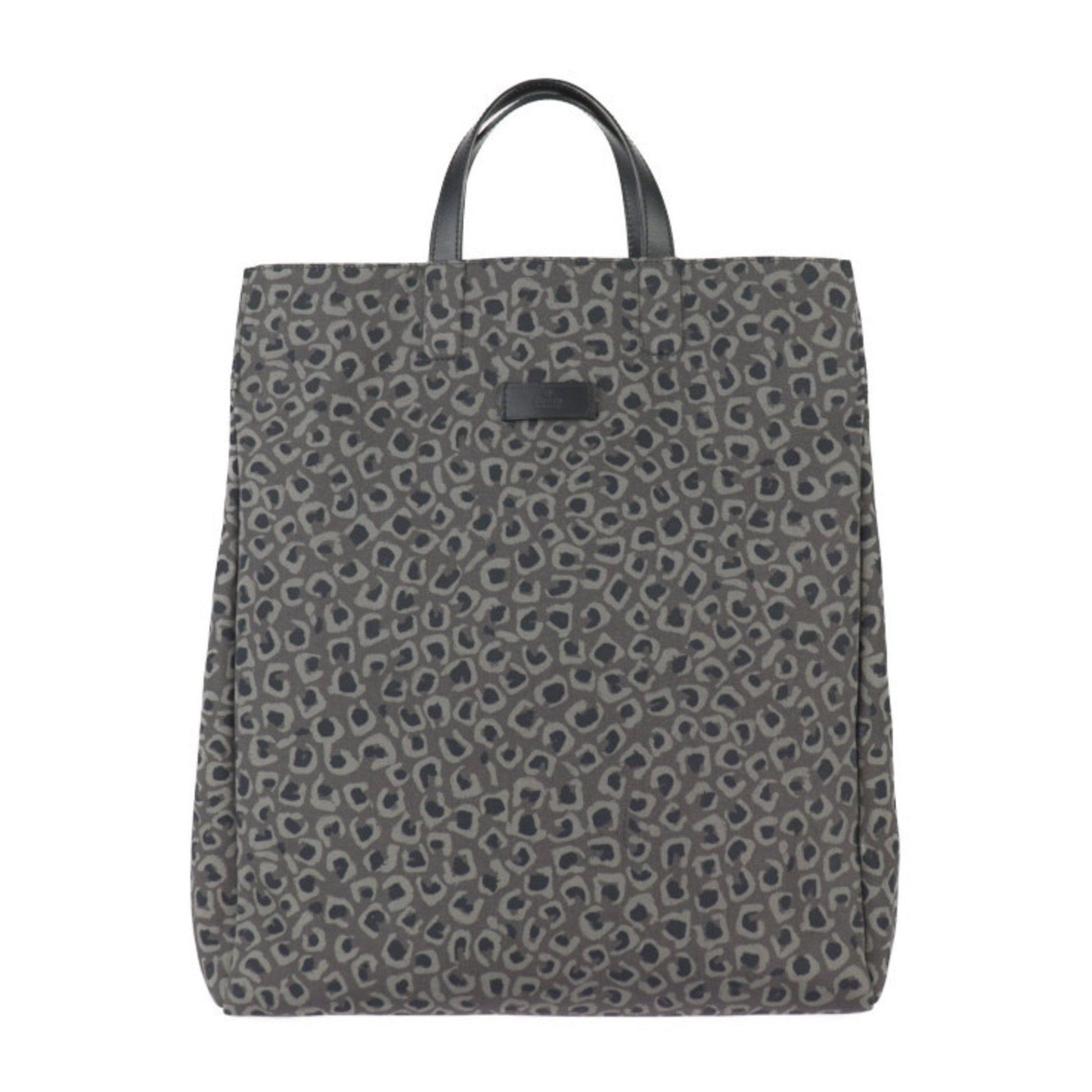 Gucci Leather Canvas Tote