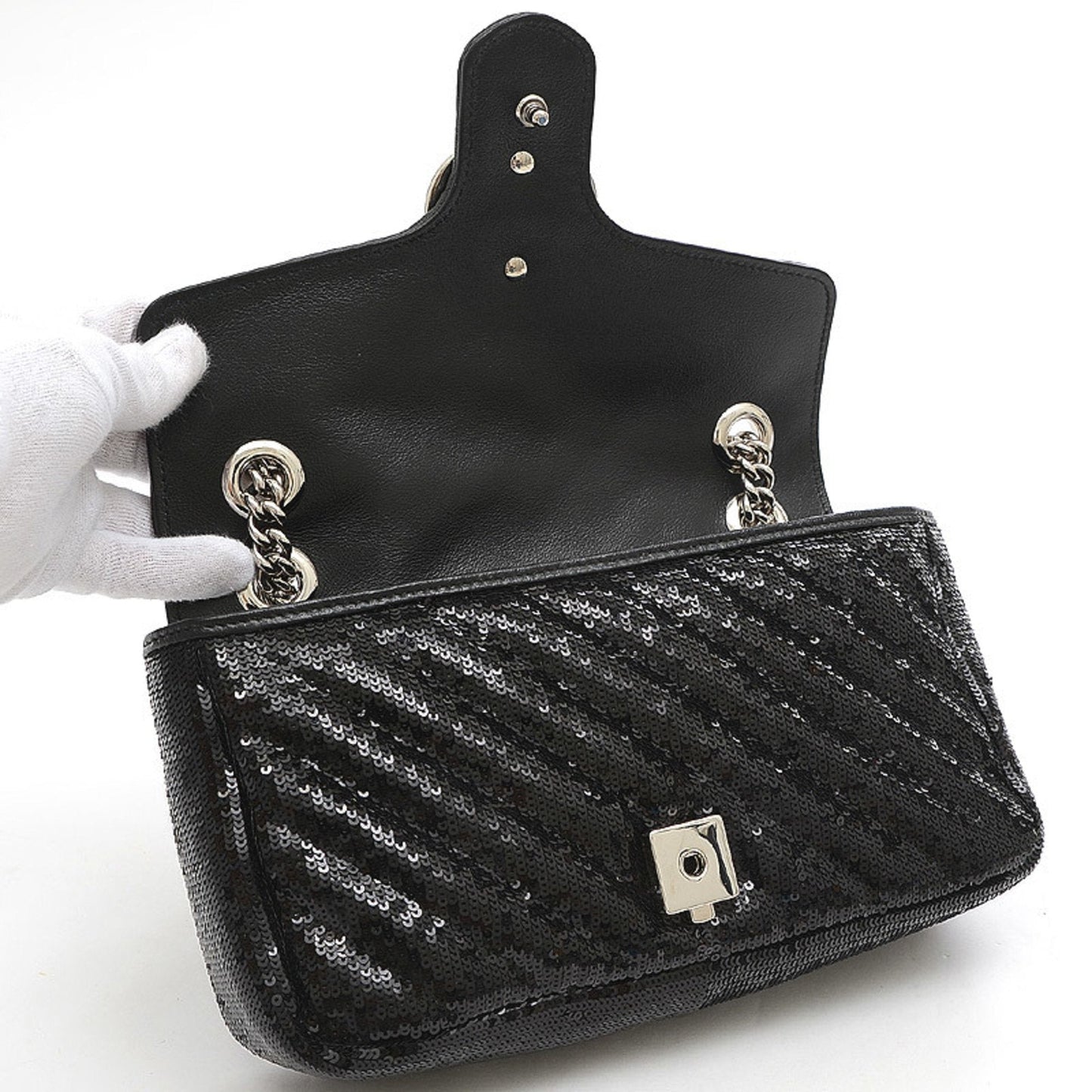 Gucci Lou Leather Shoulder Bag