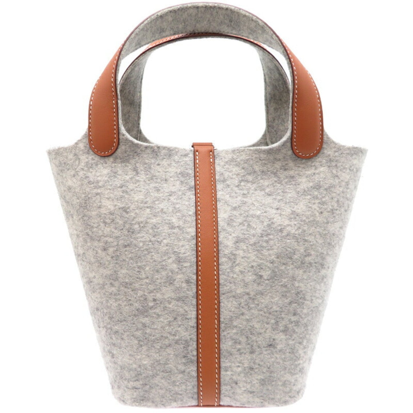 Hermes Gold Felt Swift Leather Handbag ( )