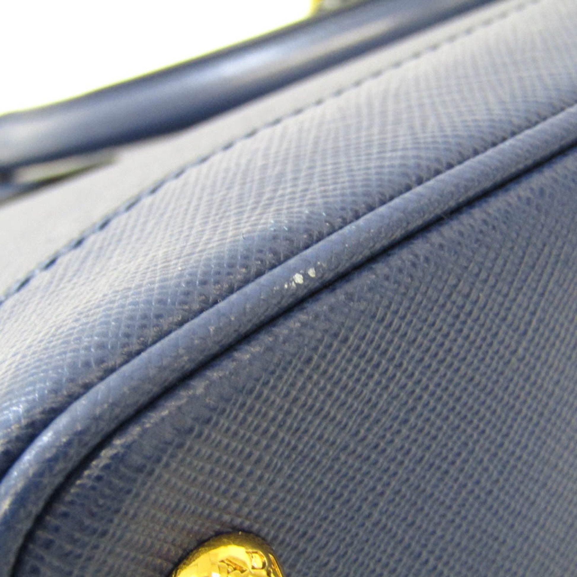 Prada Women's Saffiano Lux HandBag,Shoulder Bag Bluette