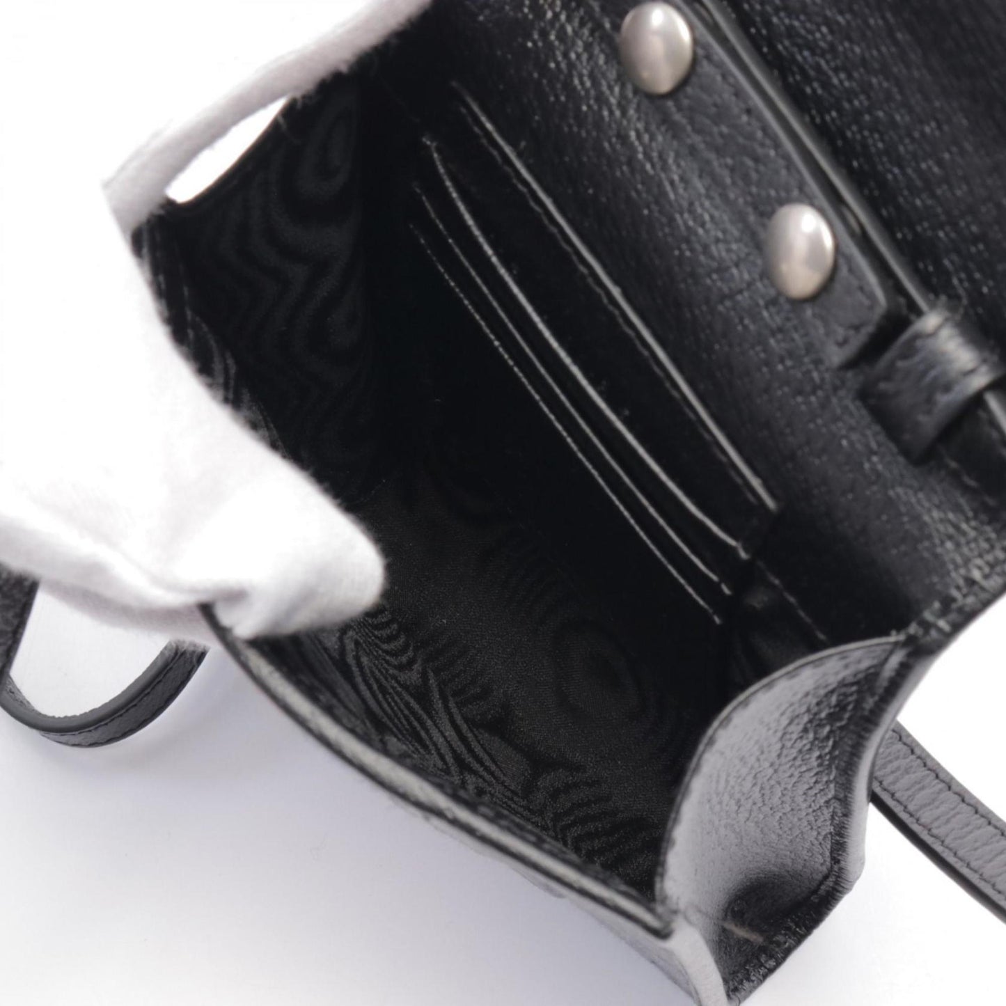 Gucci Leather Canvas Shoulder Bag