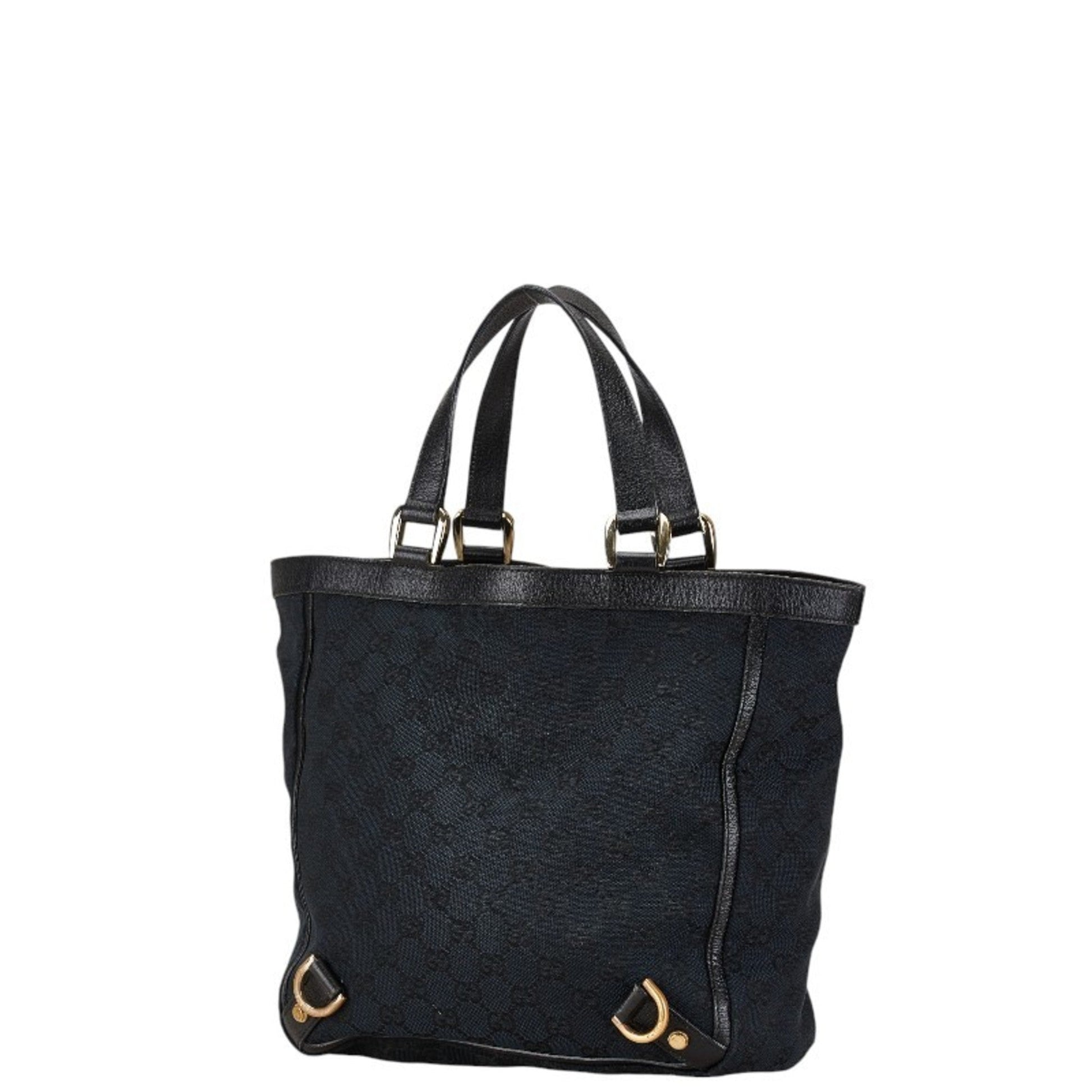 Gucci Leather Canvas Tote