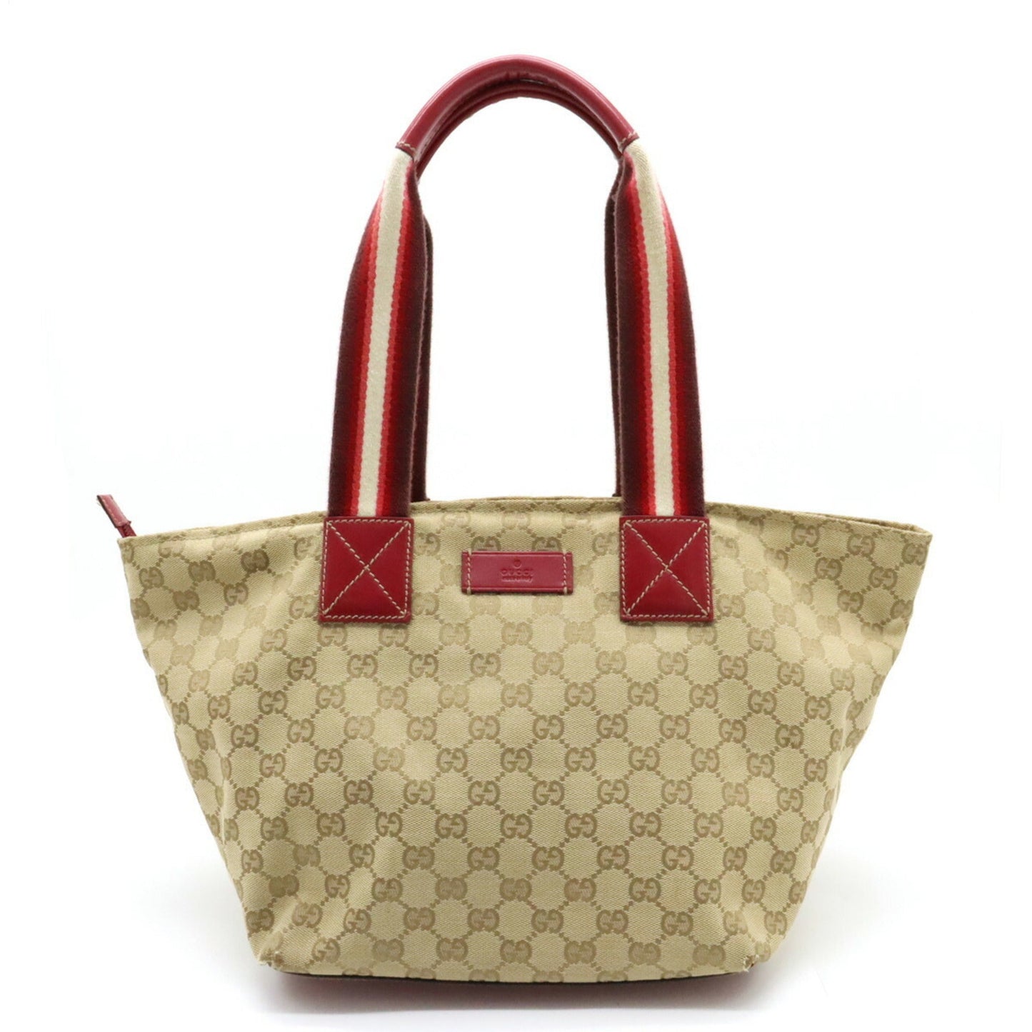 Gucci Leather Canvas Tote