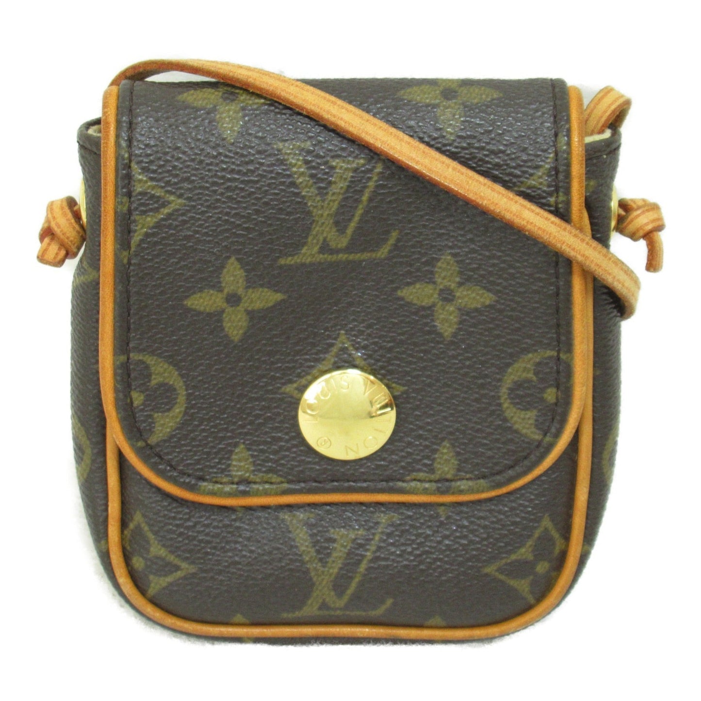 LOUIS VUITTON Pochette Cancoon Brown Monogram PVC coated canvas Clutch