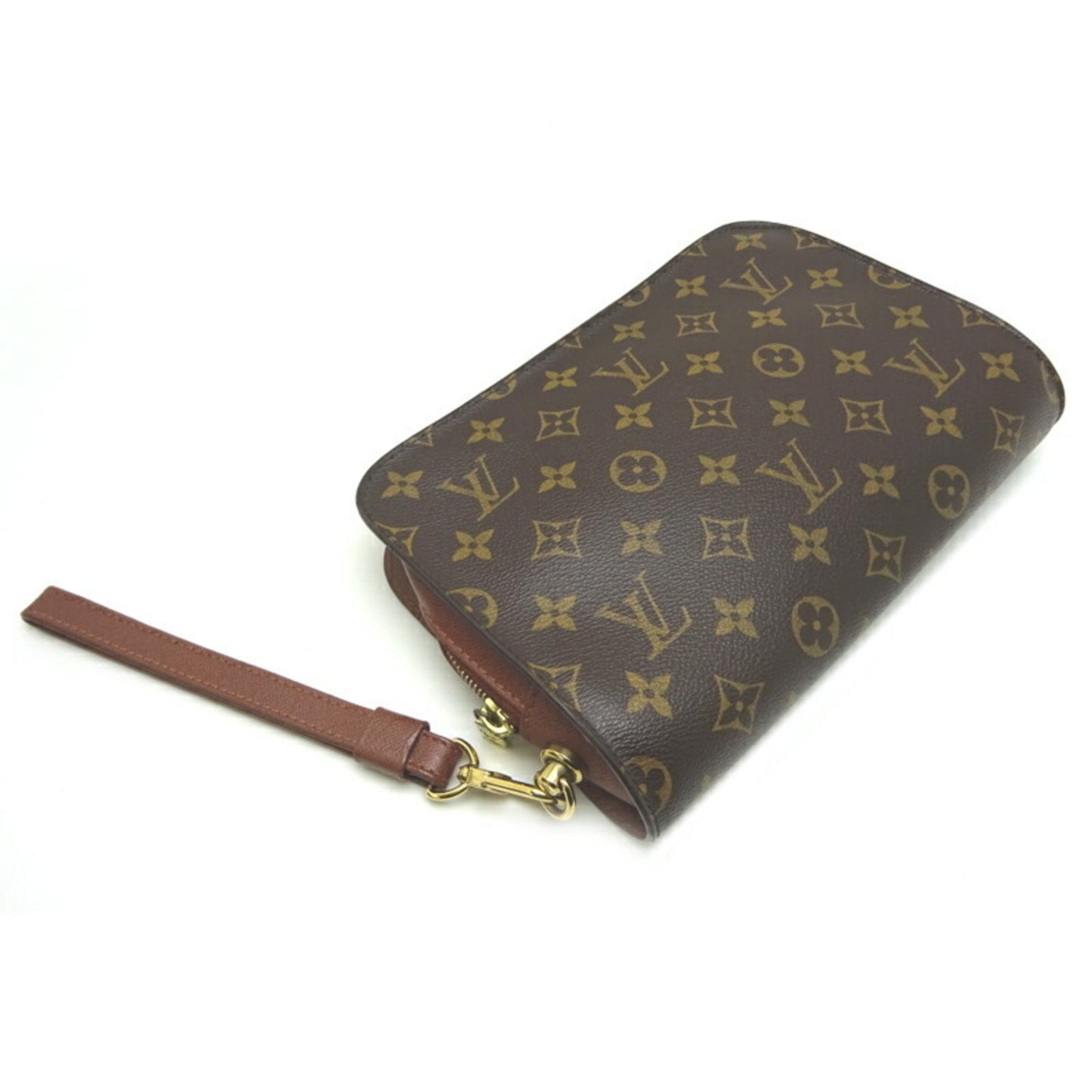 LOUIS VUITTON Orsay Men's Second Bag Monogram Ebene [Brown]