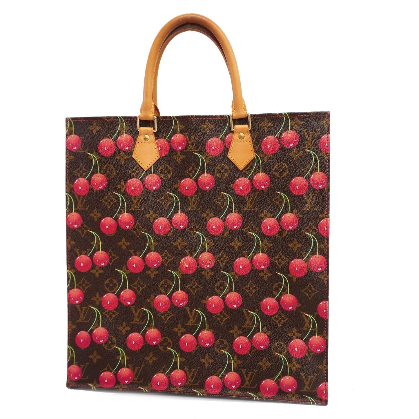 Louis VuittonAuth Monogram Cherry Sack Plastic Women's Tote Bag