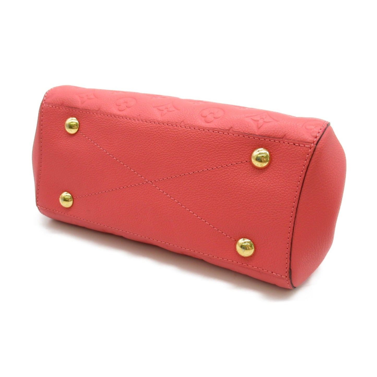 LOUIS VUITTON Montagne BB Shoulder Bag Pink Blossom Monogram empreinte leather
