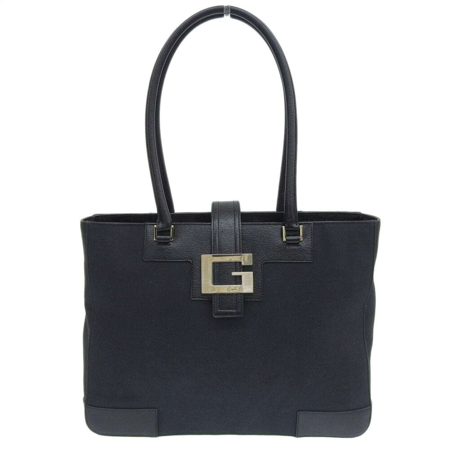 Gucci Lou Leather Canvas Tote