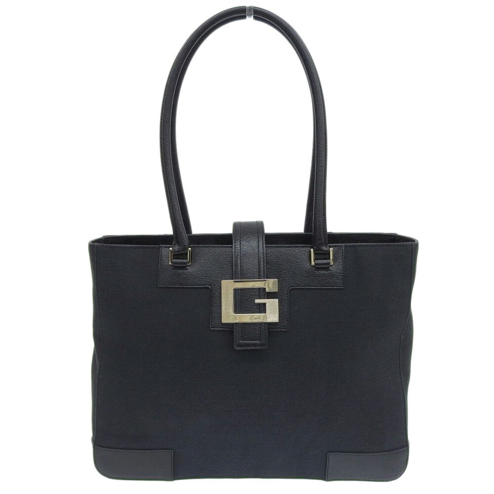 Gucci Lou Leather Canvas Tote