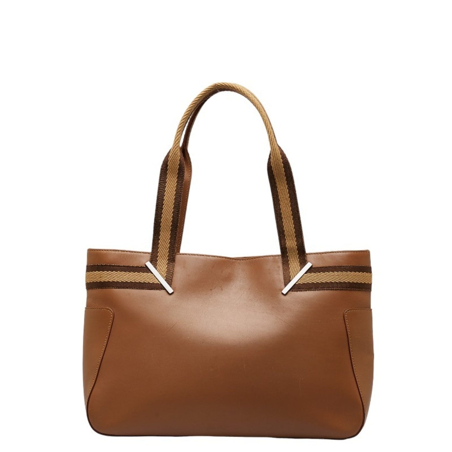 Gucci Leather Canvas Tote