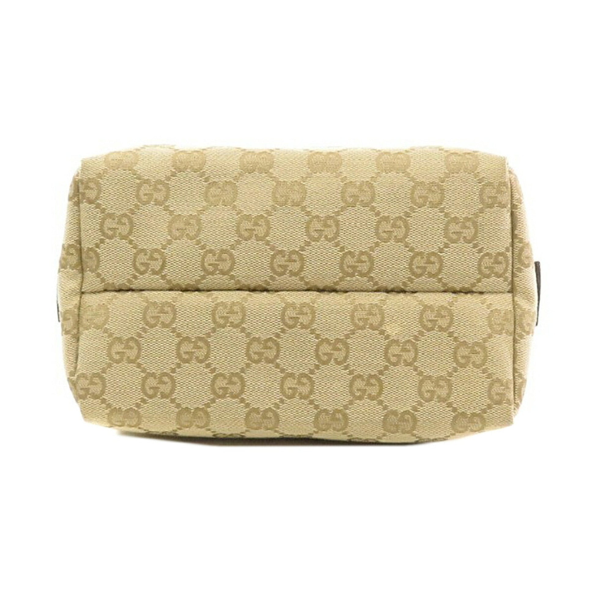Gucci Lou Leather Canvas Handbag