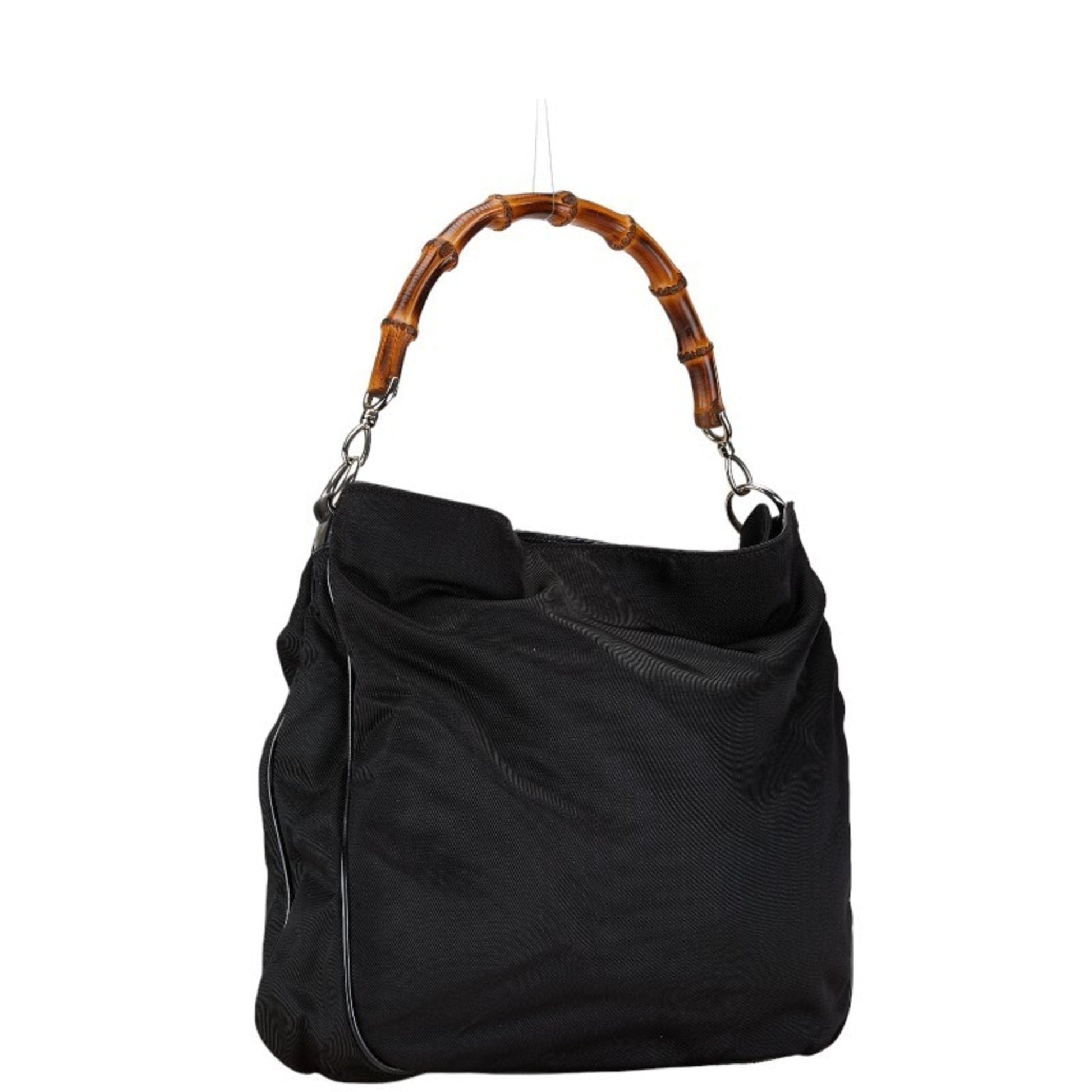 Gucci Leather Canvas Shoulder Bag