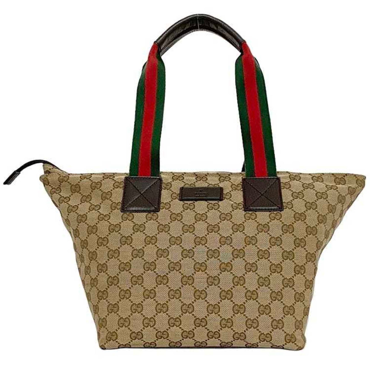 Gucci Leather Canvas Tote