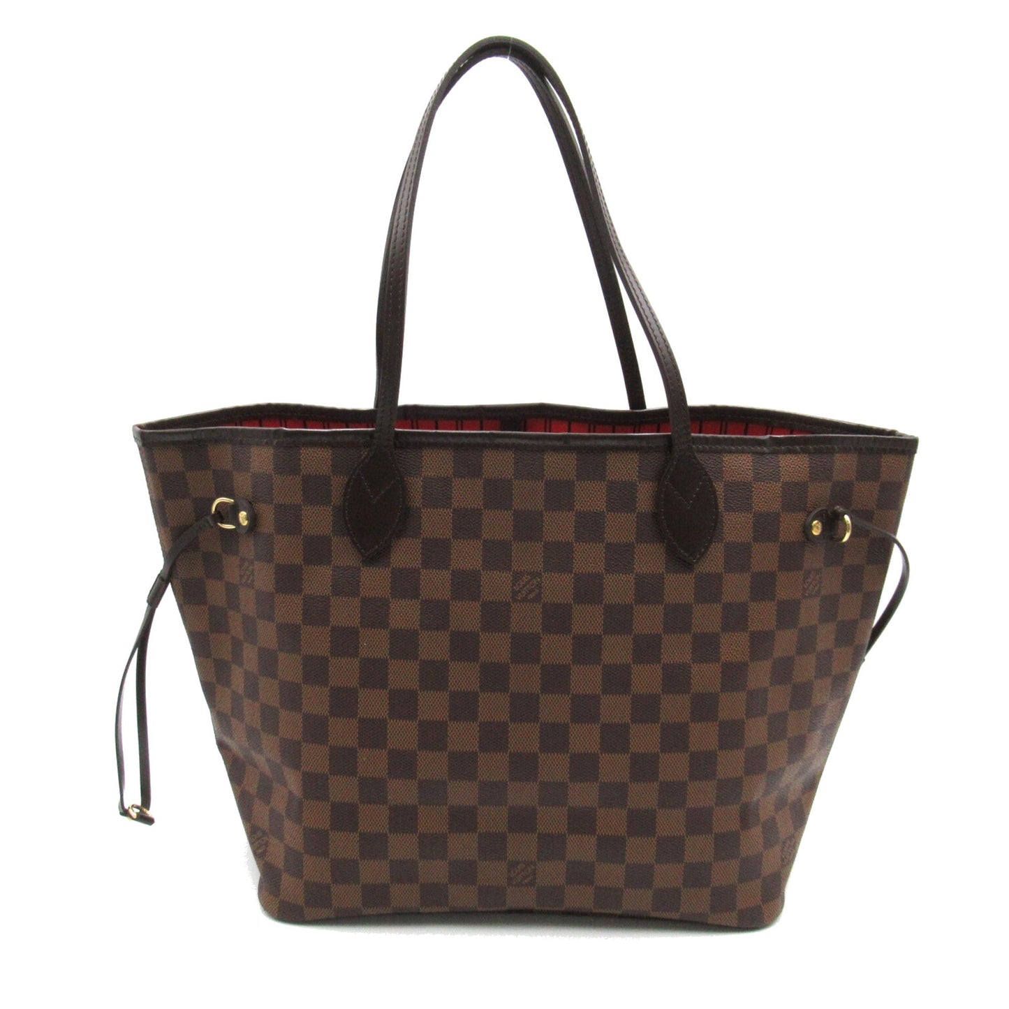 LOUIS VUITTON Neverfull MM Brown Ebene Damier PVC coated canvas Tote
