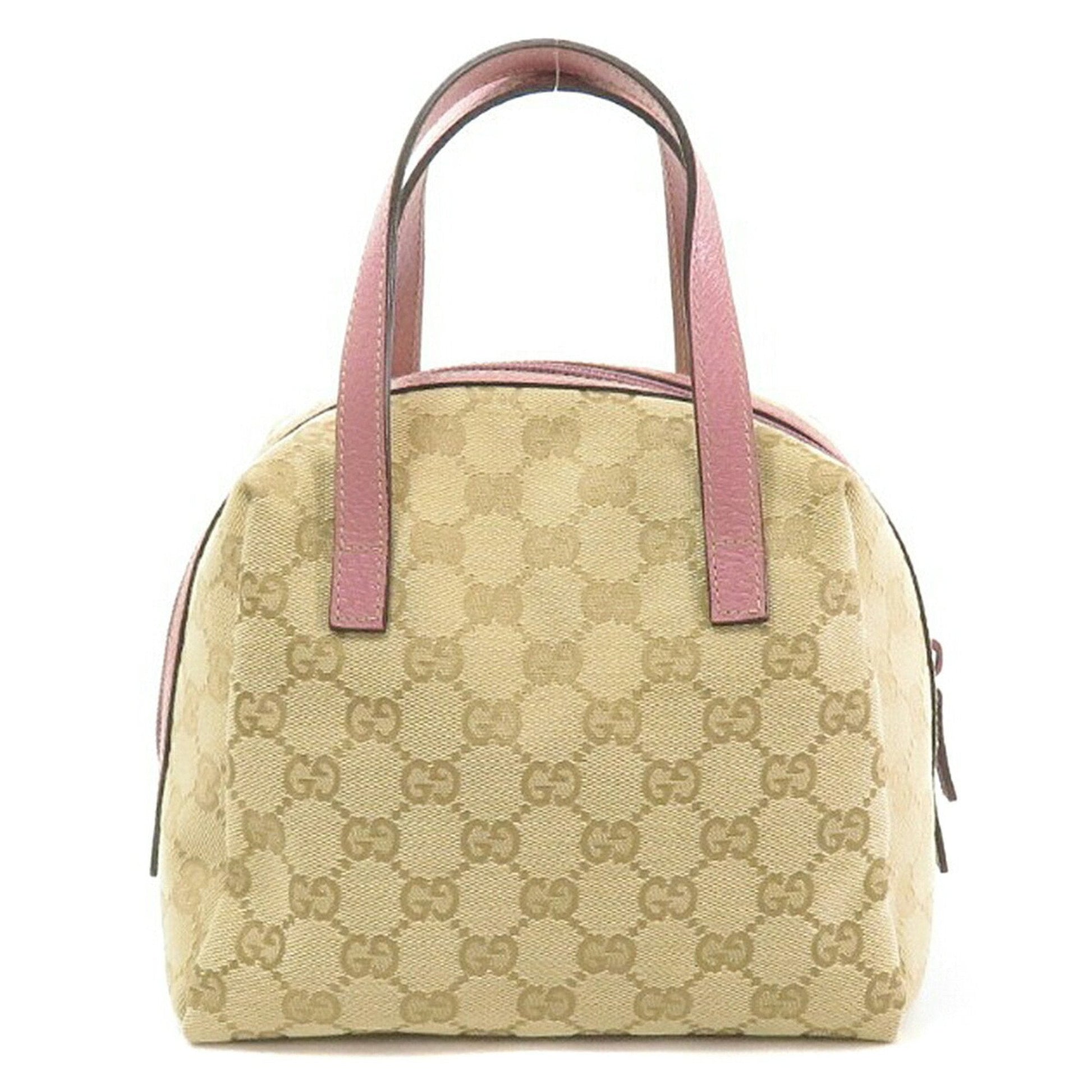 Gucci Lou Leather Canvas Handbag