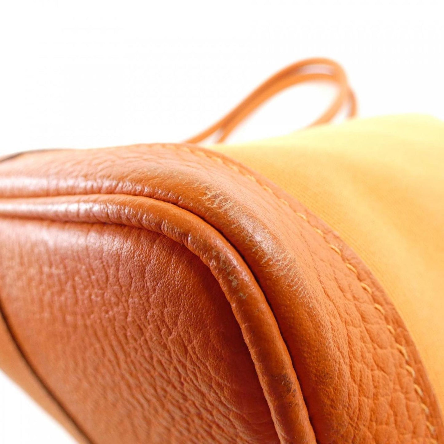 Hermes Feu Toile Officier Country Leather Handbag ( )