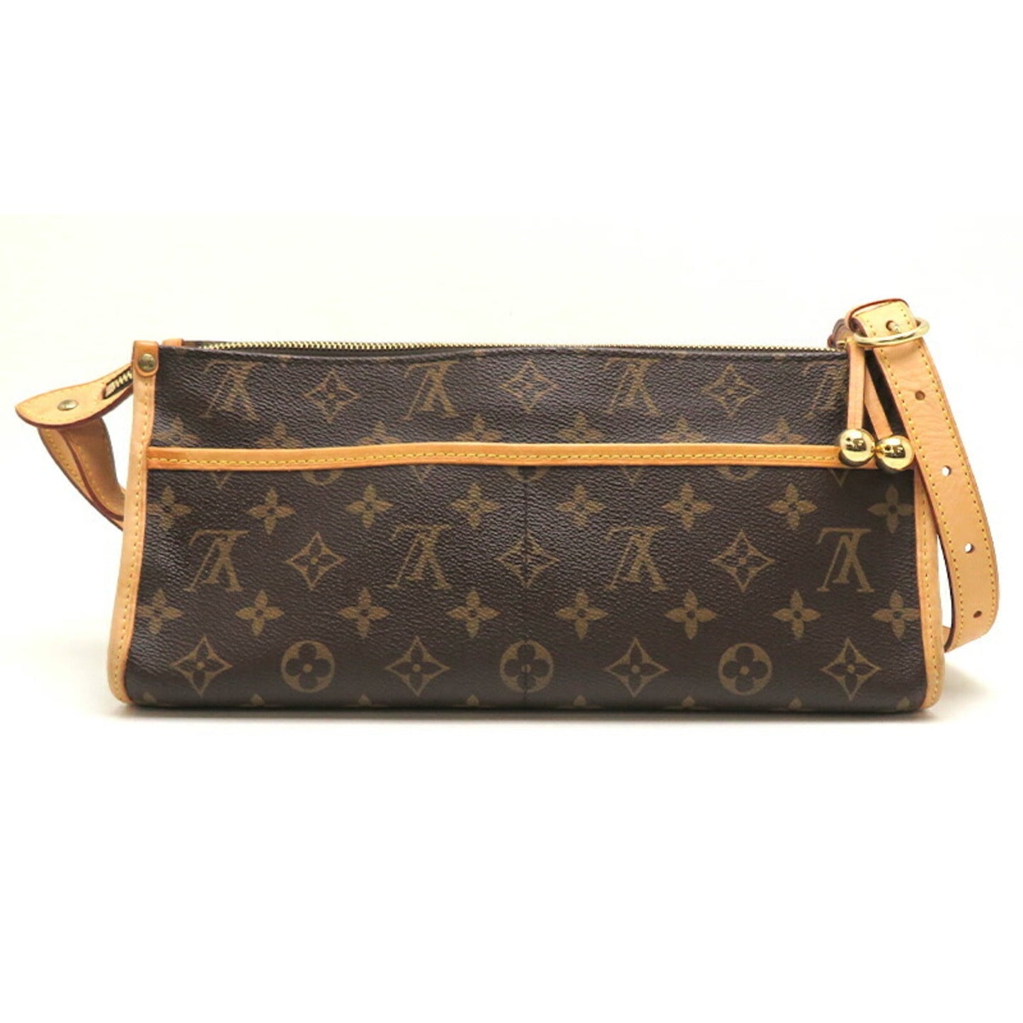 LOUIS VUITTON Popincourt Long Women's HandBag Monogram [Brown]