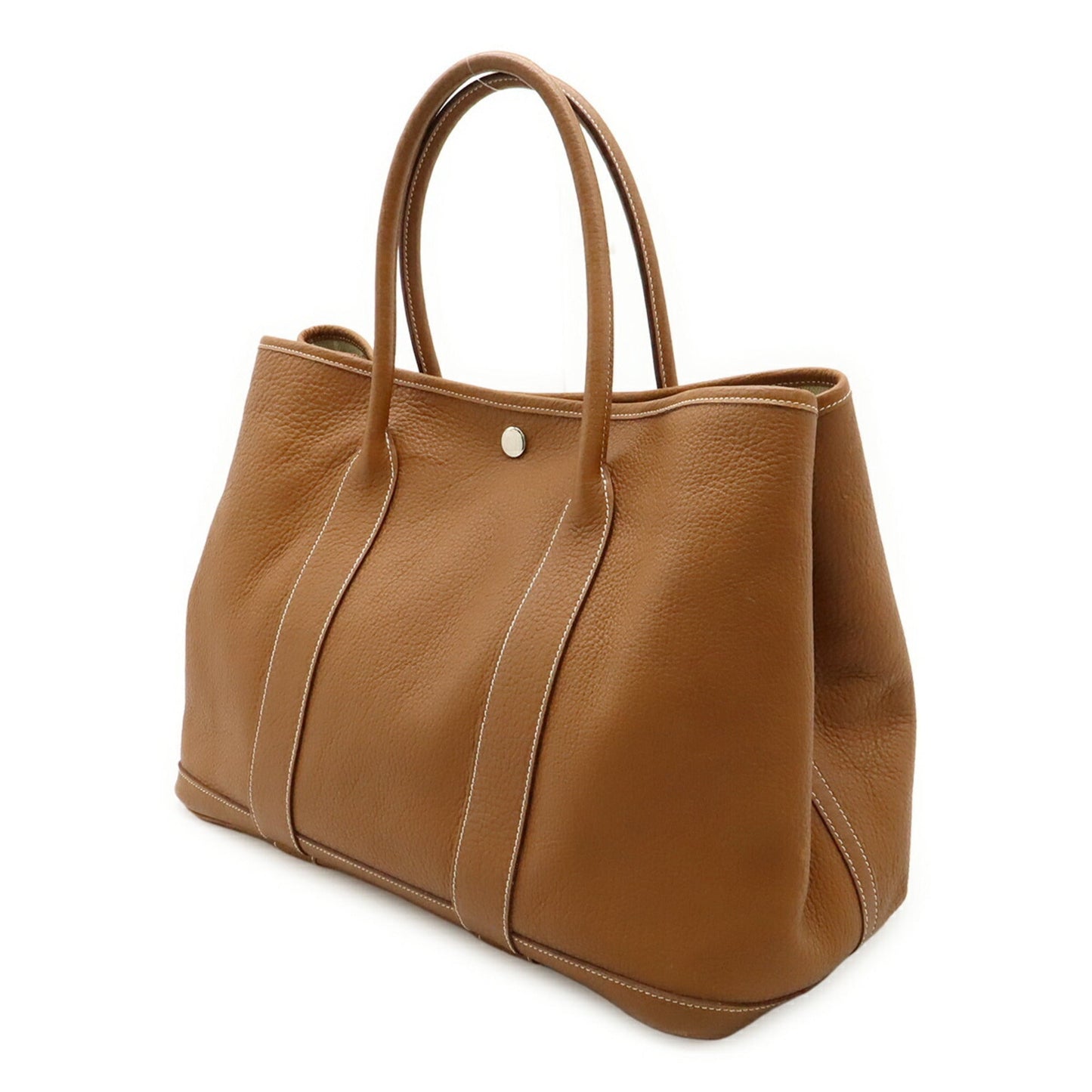 Hermes Camel Negonda Leather Handbag Tote Bag ( )