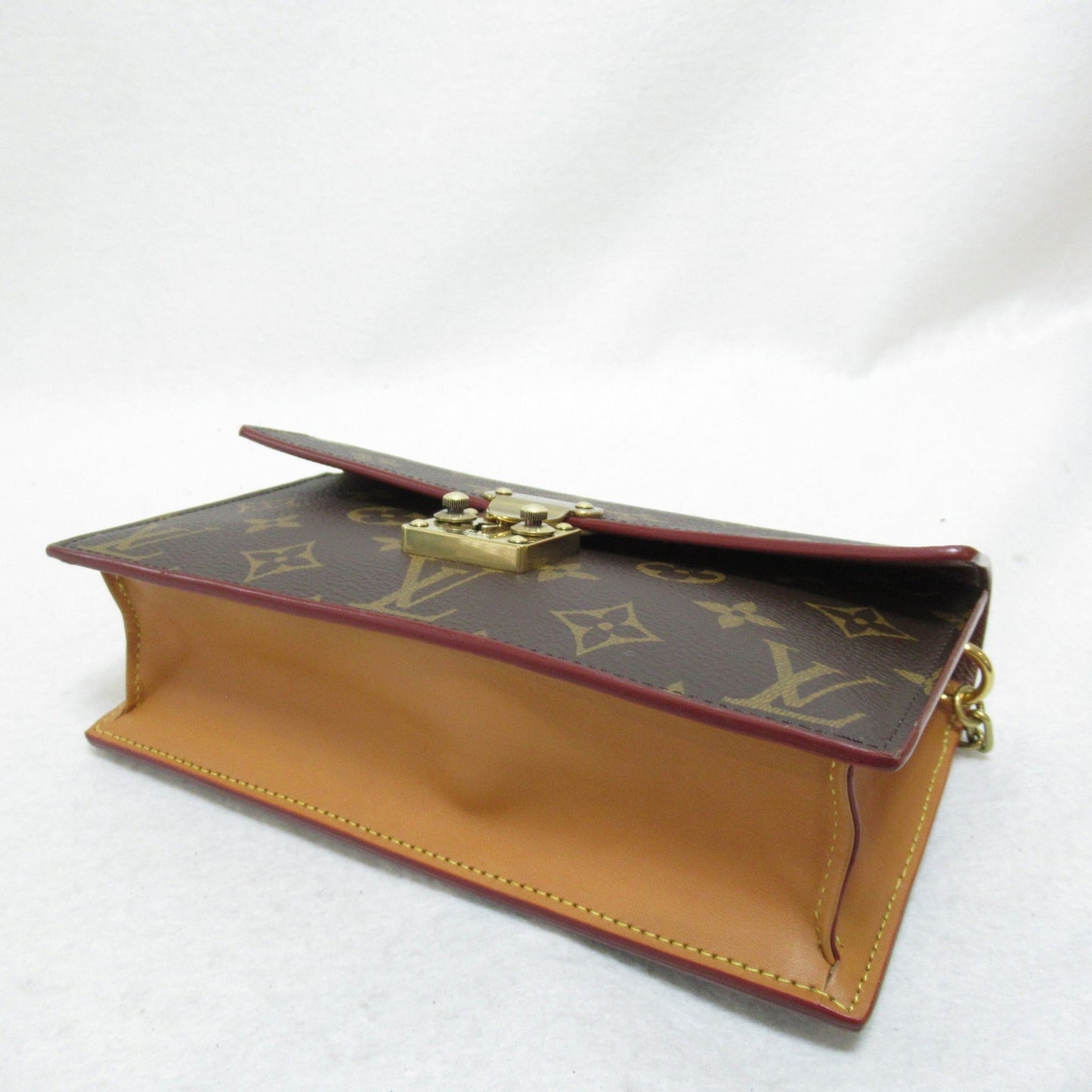 Louis Vuitton S lock belt pouch GM waist bag Brown Monogram PVC coated canvas