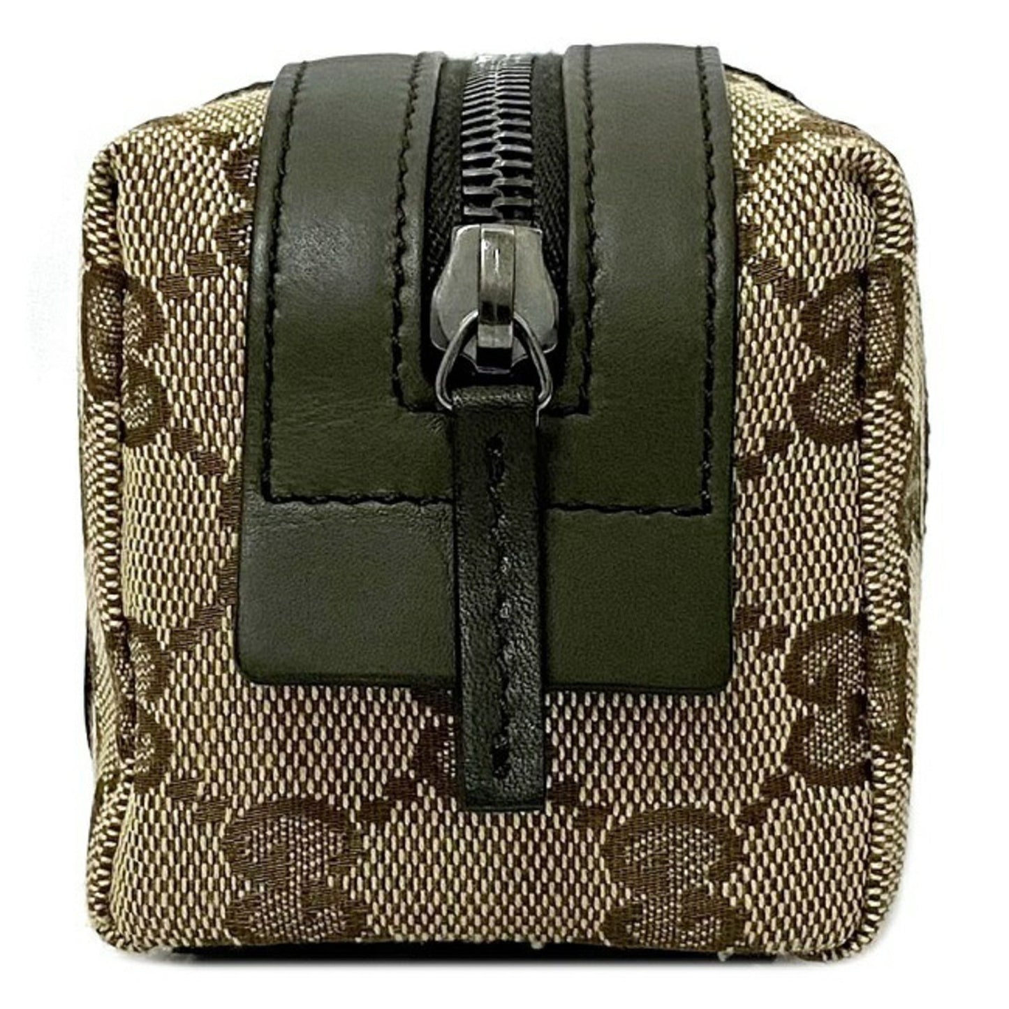 Gucci Leather Canvas Clutch