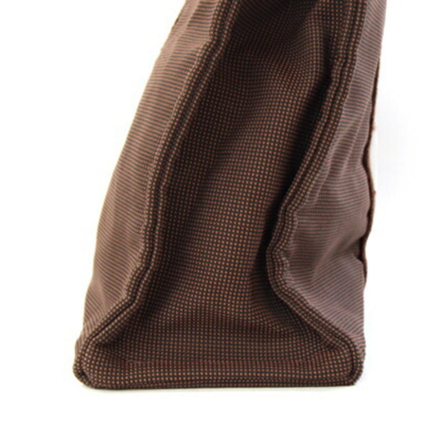 Hermes Brown Canvas Handbag Tote Bag ( )