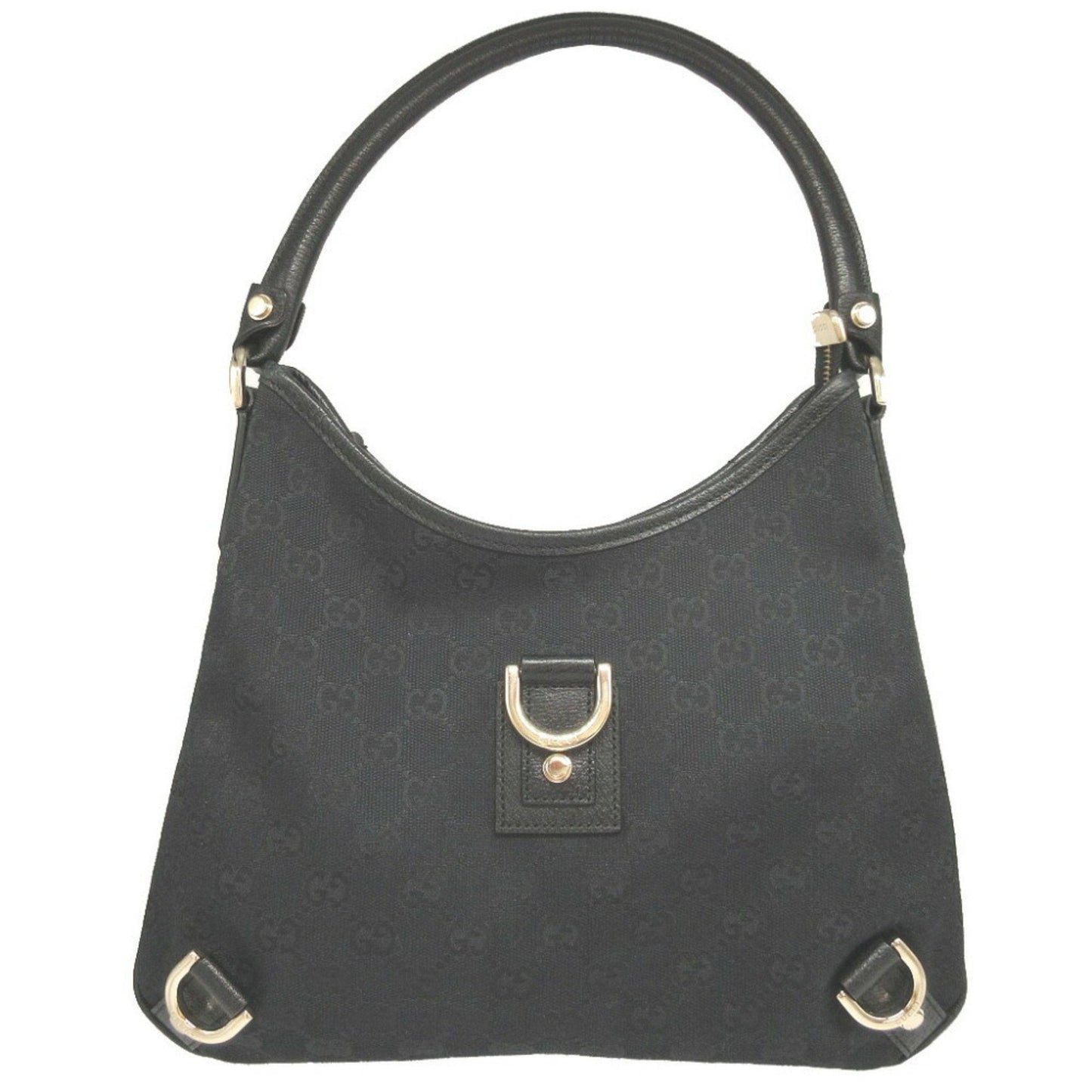 Gucci Leather Canvas Shoulder Bag