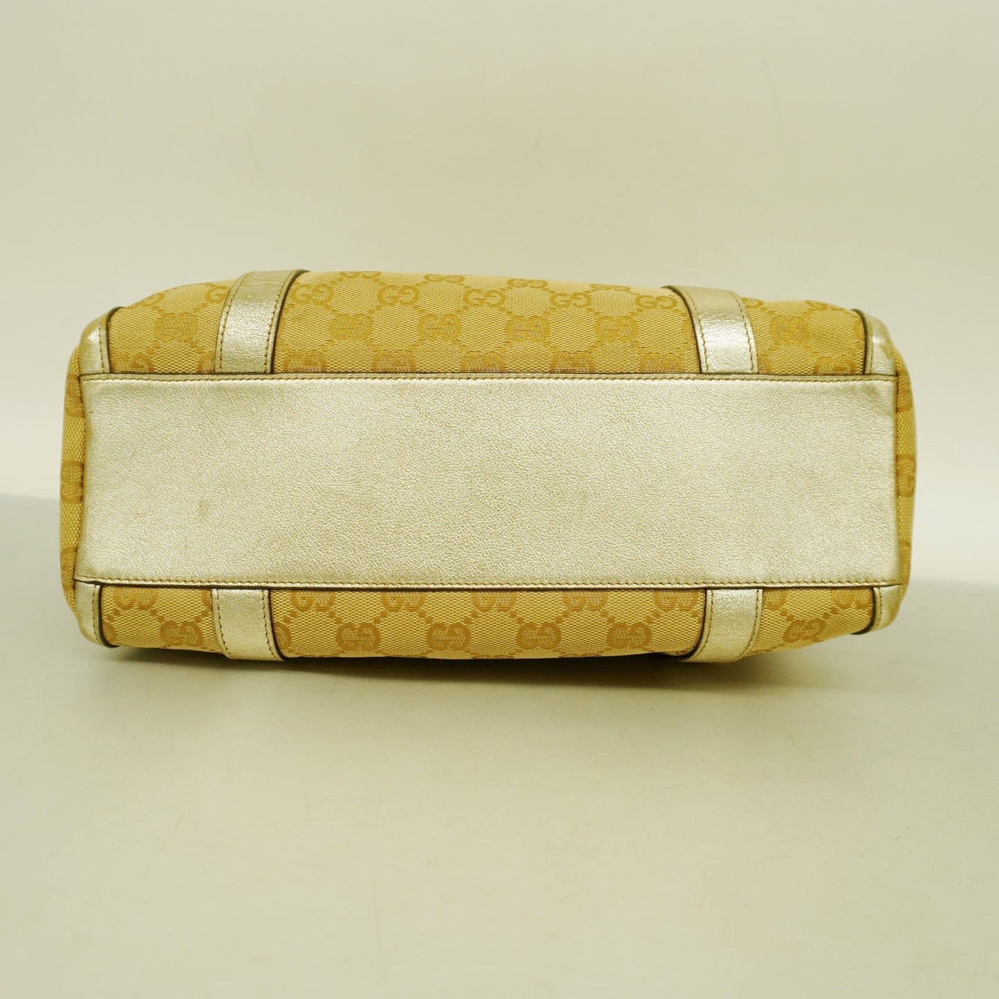 Gucci Leather Canvas Shoulder Bag