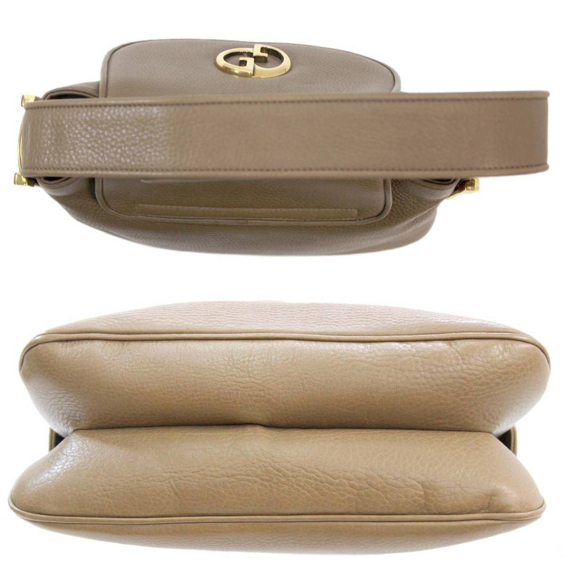 Gucci Leather Shoulder Bag Style 62