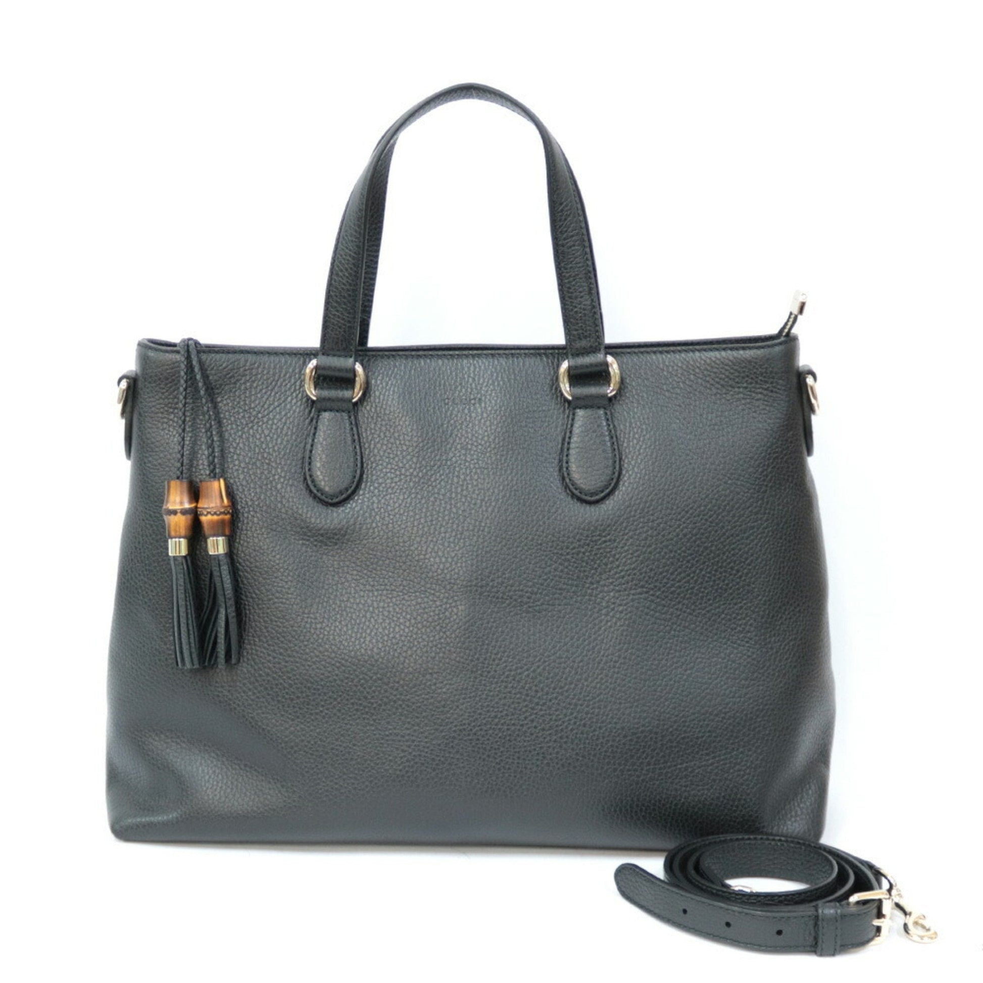Gucci Bamboo Black Shoulder Bag