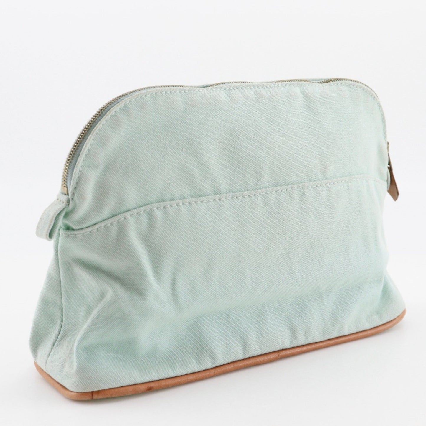 Hermes Bolide Light Blue Cotton Pouch ( )