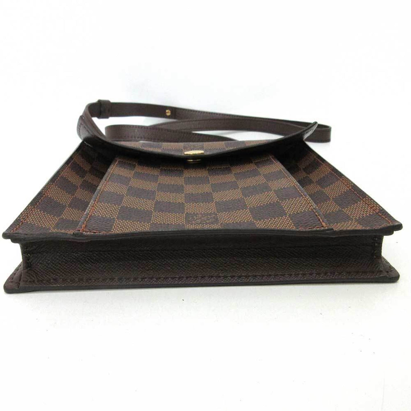 Louis Vuitton Bag Pimlico Ebene Brown Pochette Mini Shoulder Square Ladies Damier